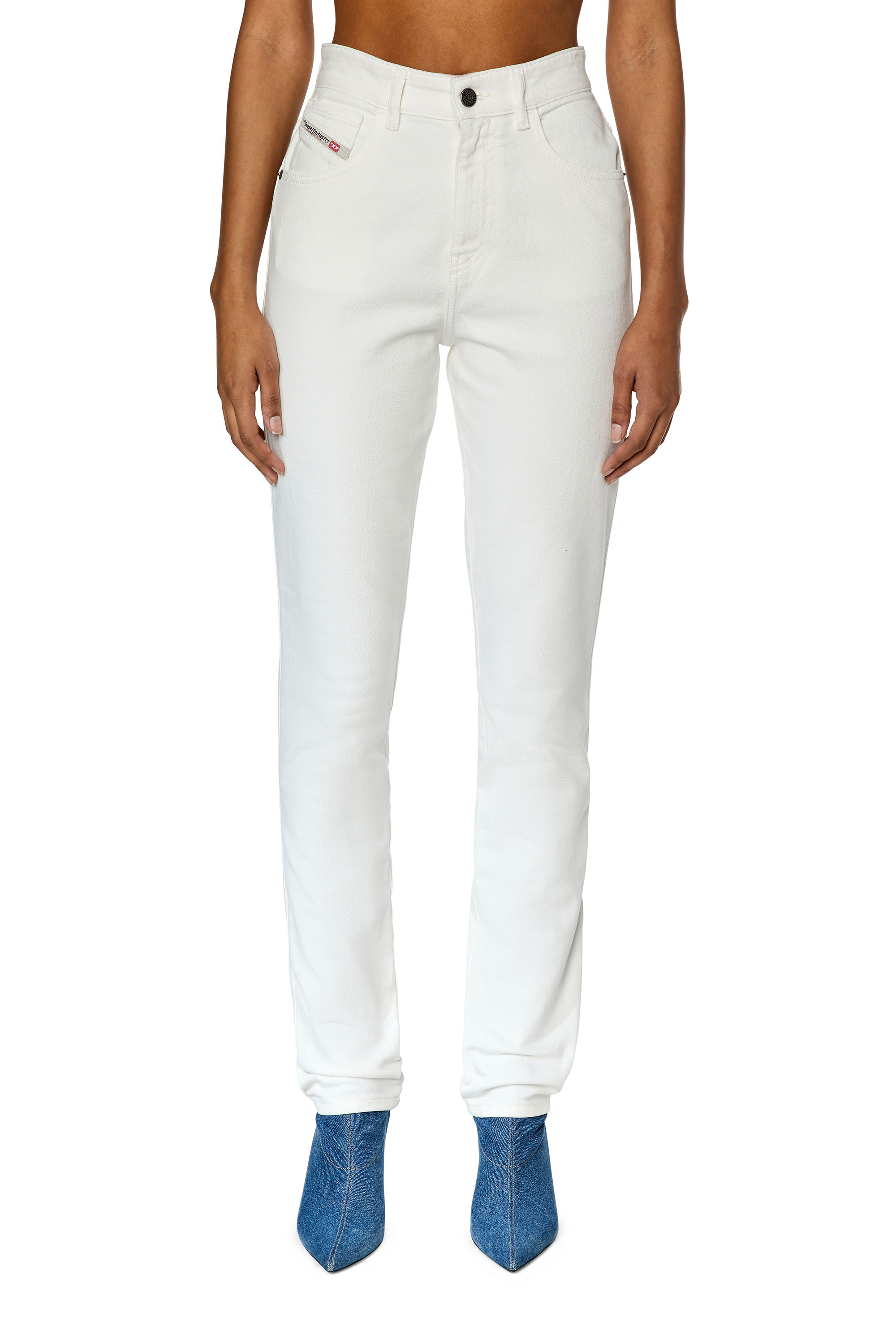Diesel - 1994 09D63 Straight Jeans, White - Image 1