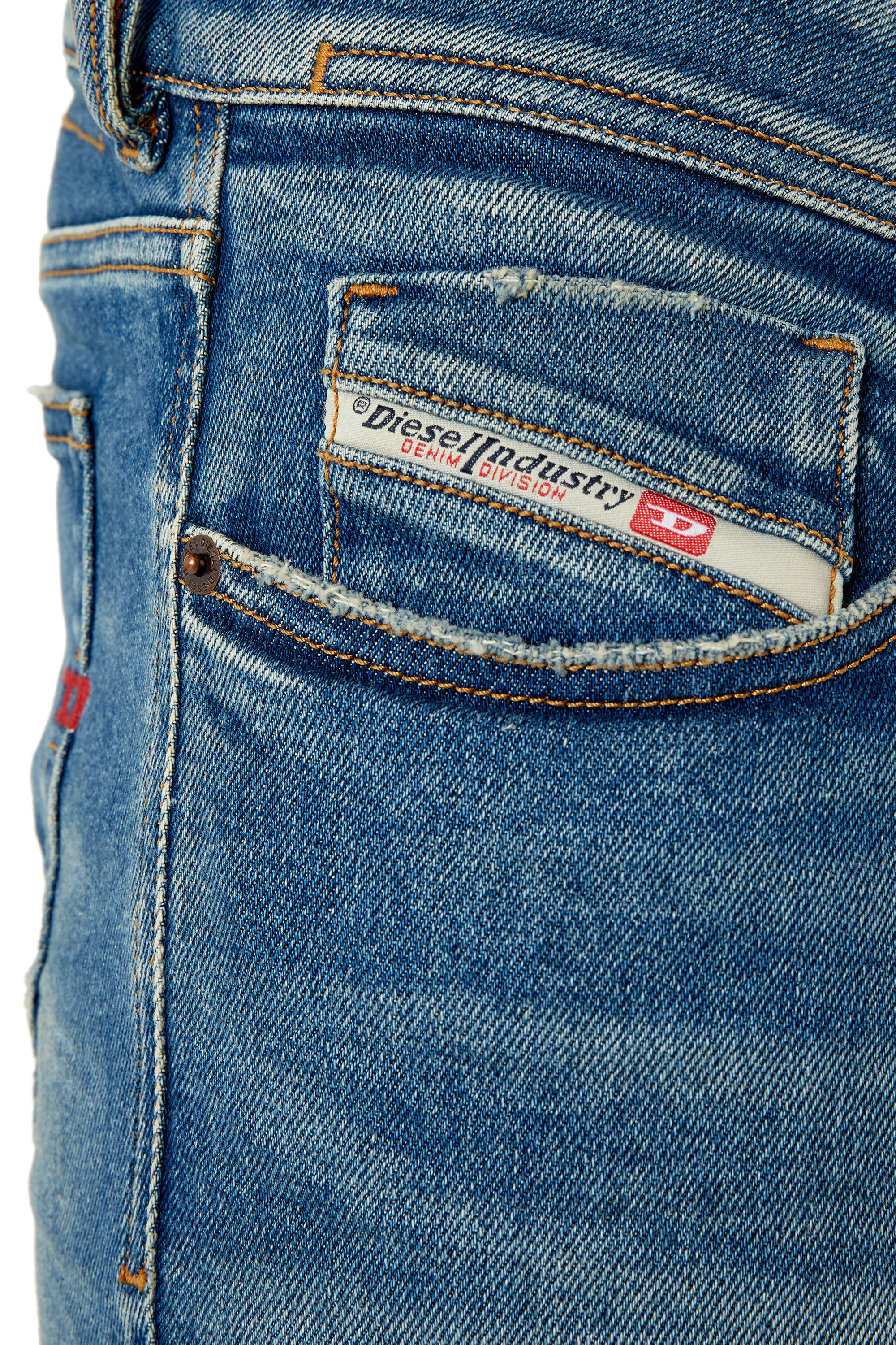 Diesel - 1979 Sleenker 09E88 Skinny Jeans, Medium blue - Image 3
