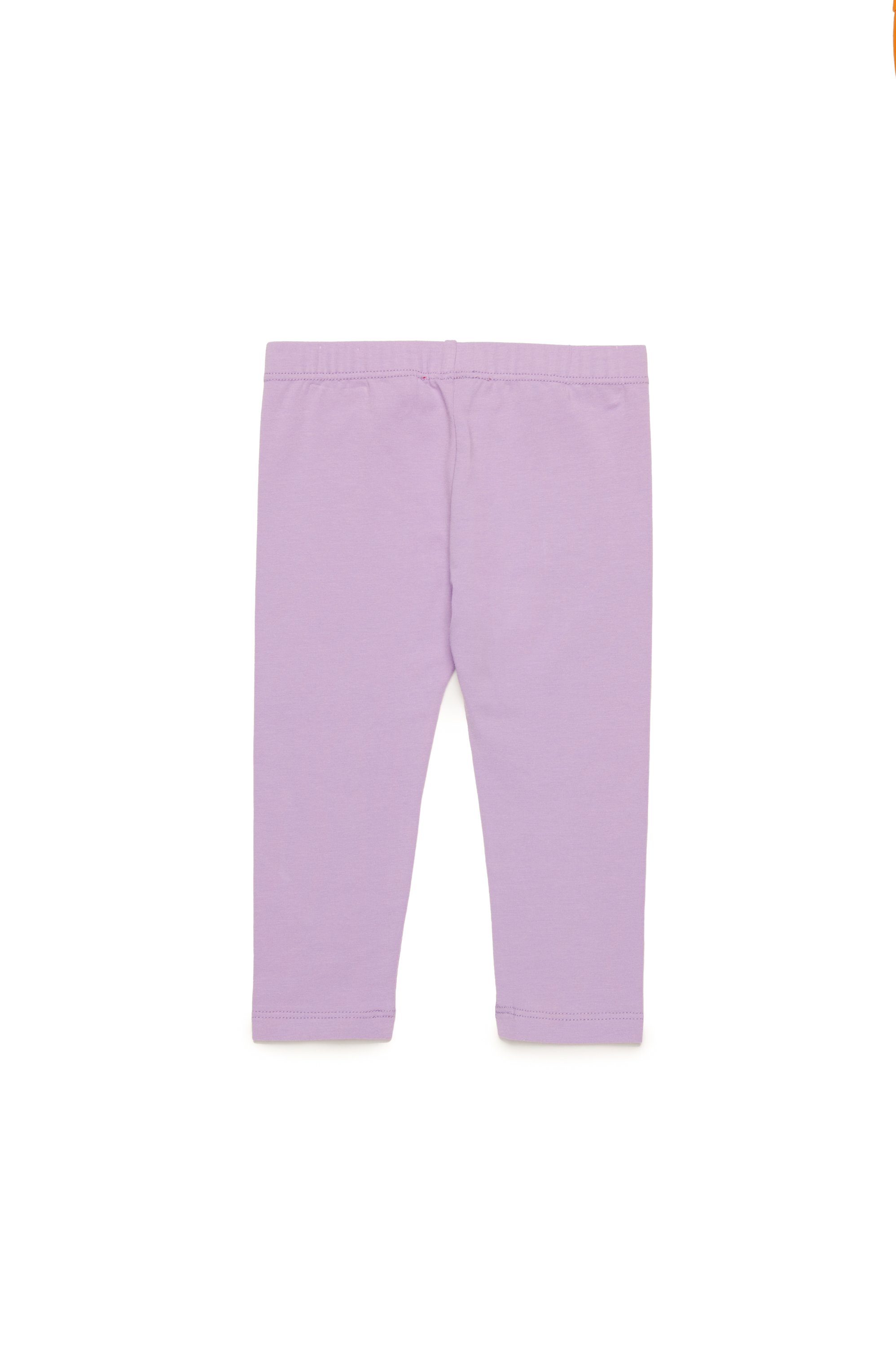 Diesel - PSTRAB, Woman's Leggings with metallic logo in Lilac - 2