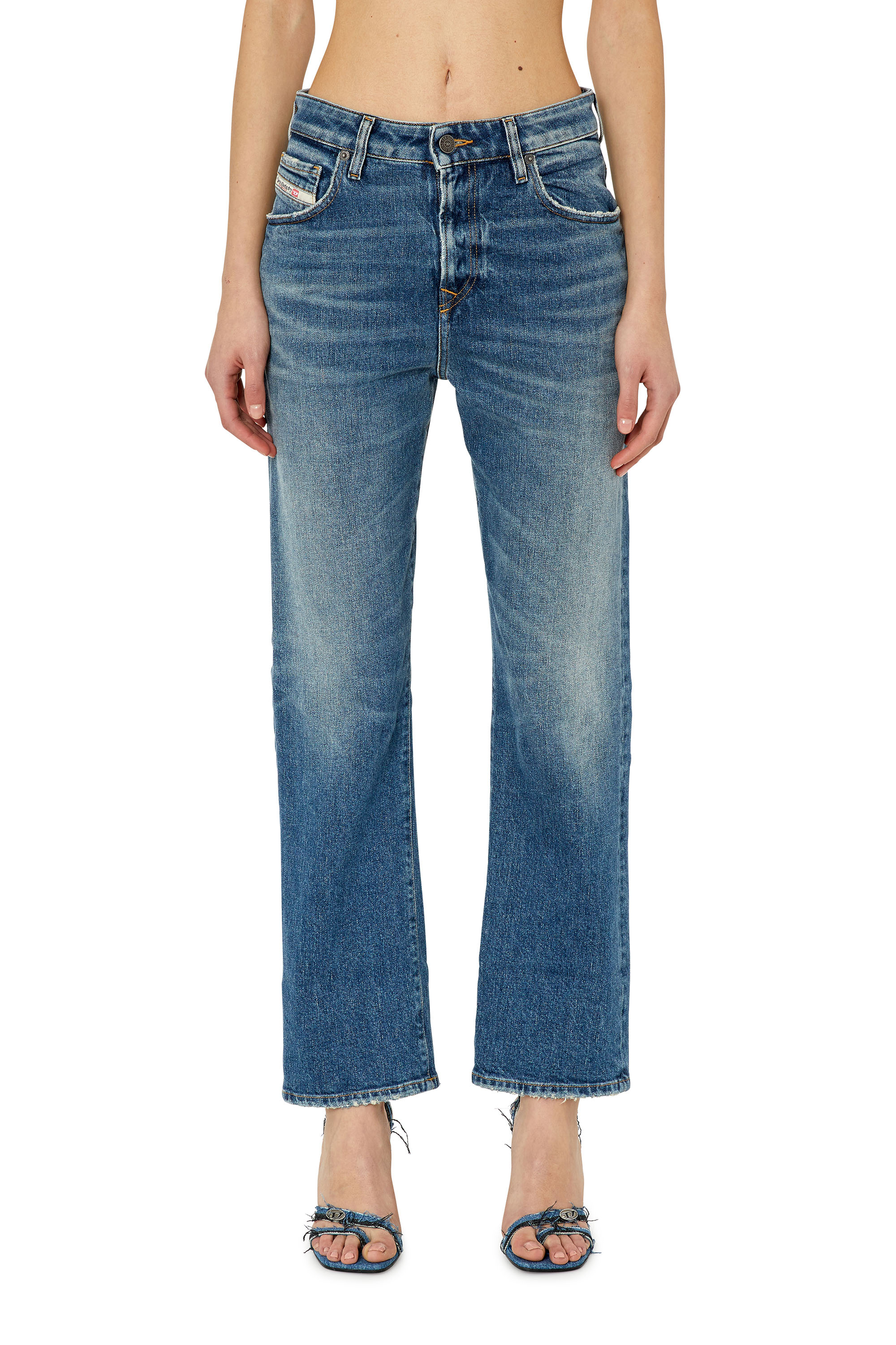 Diesel - 1999 D-Reggy 007L1 Straight Jeans, Medium blue - Image 1