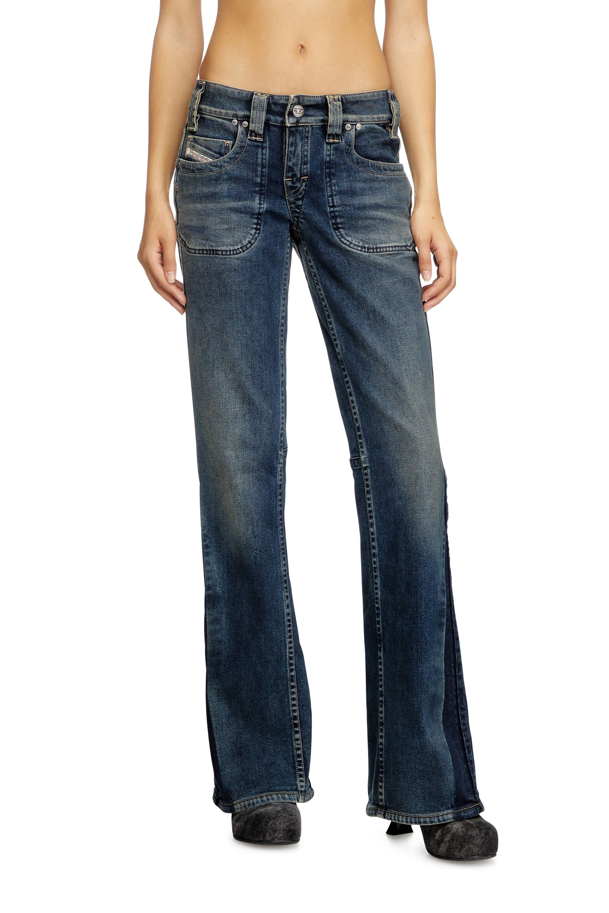 Diesel - Woman's Bootcut Jeans D-Resh 09J06, Medium blue - 2