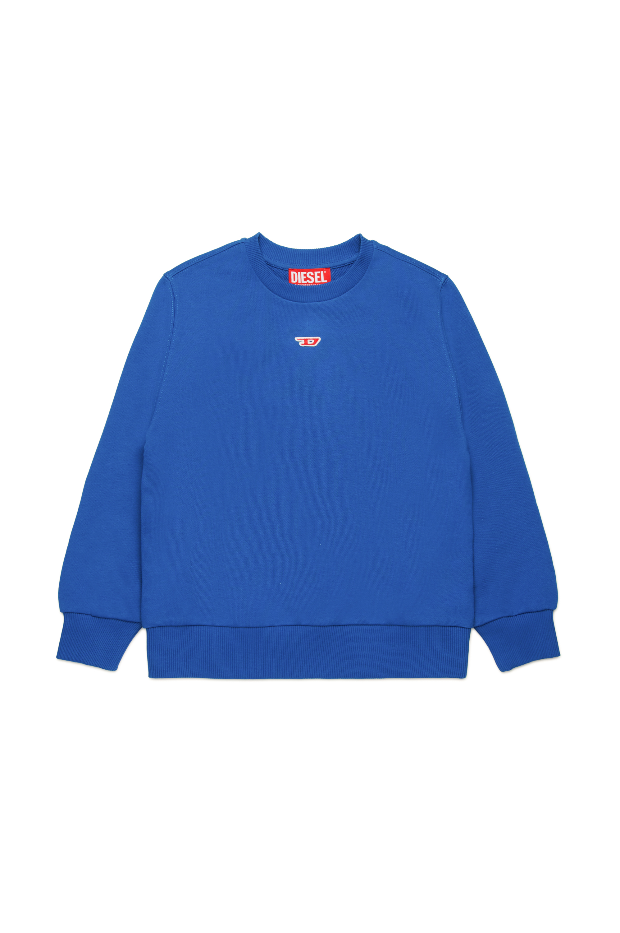 Diesel - SGINND OVER, Unisex's Sweatshirt with D logo in Blue - 1