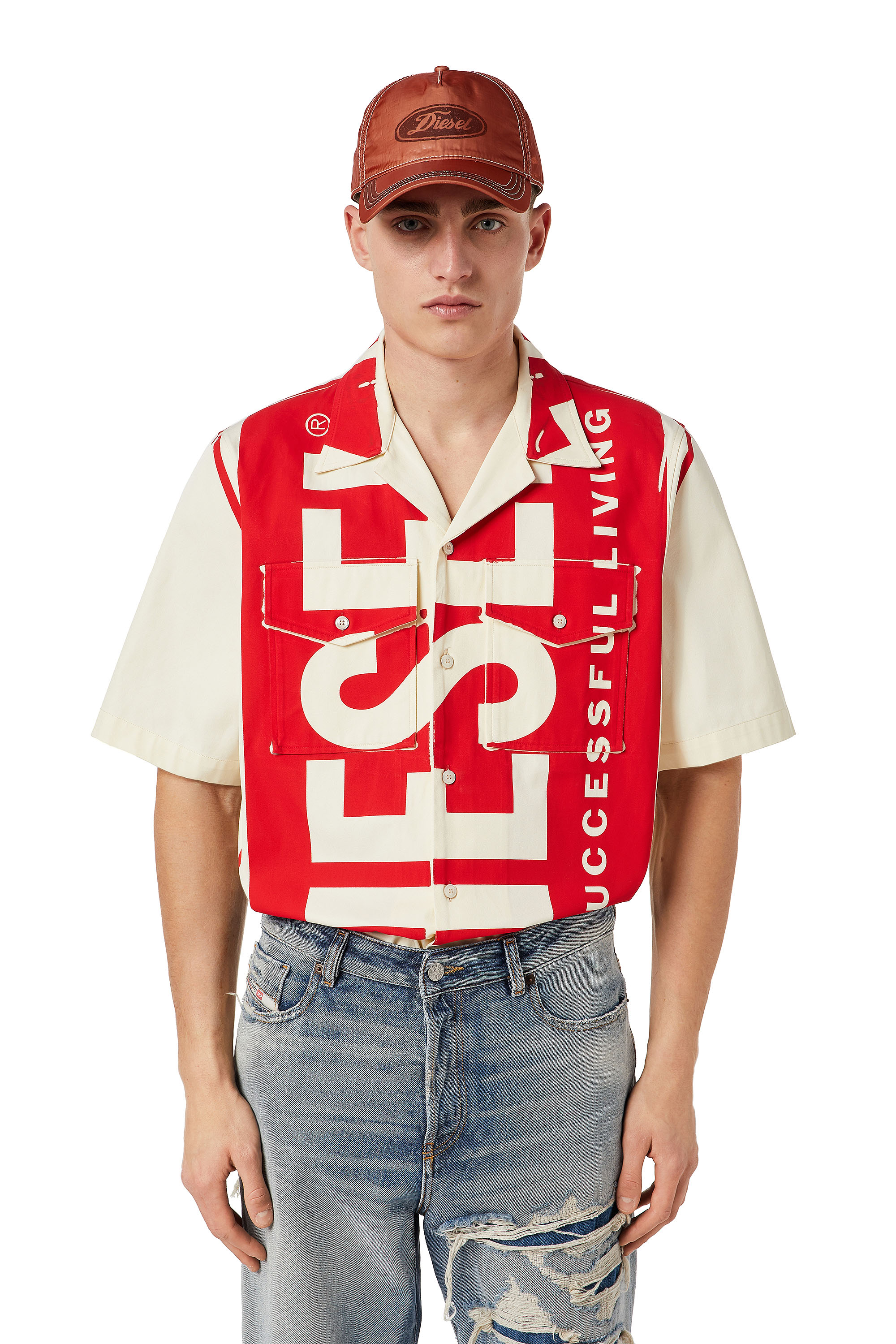Diesel - S-MAC-A, White/Red - Image 3