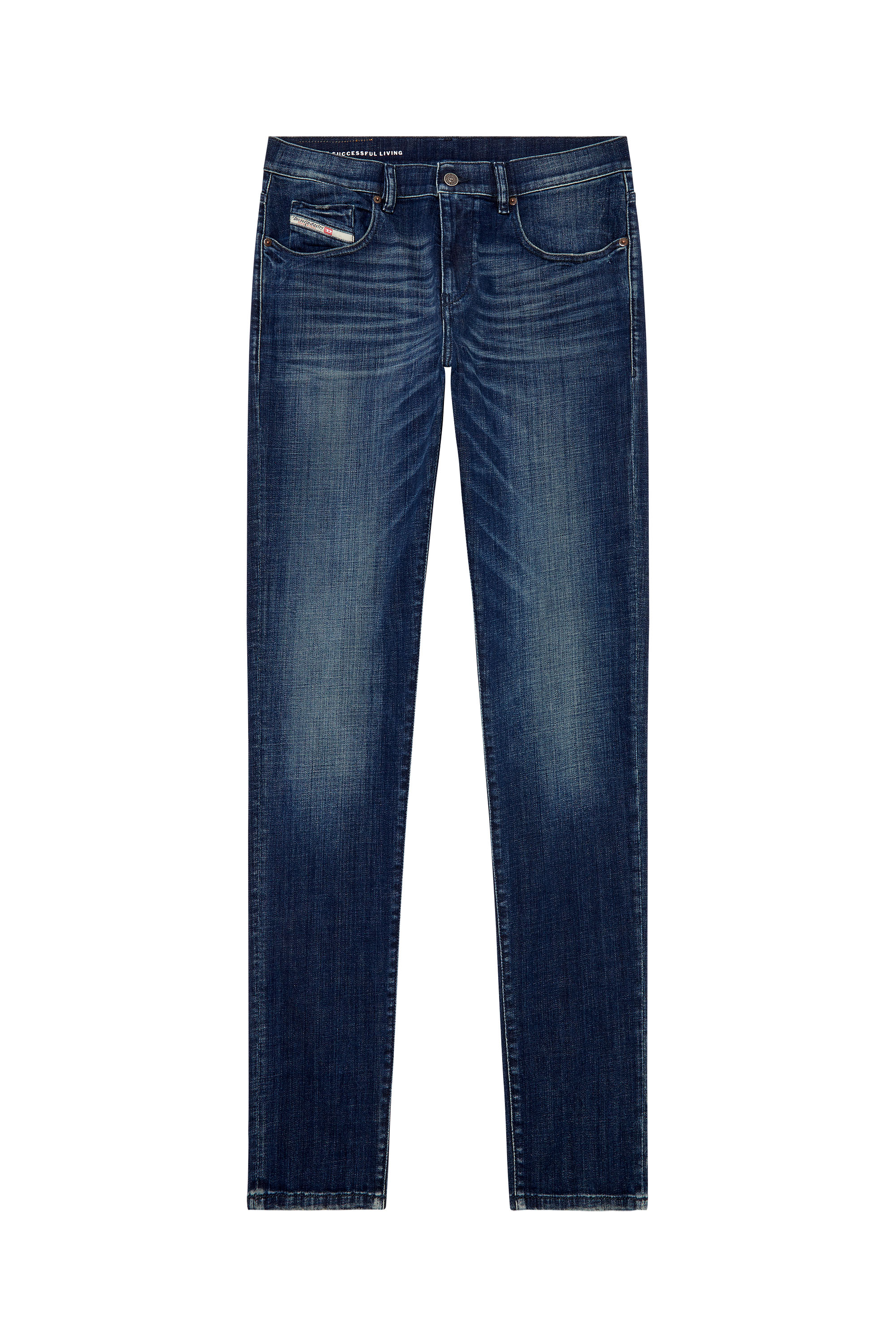Diesel - Slim Jeans 2019 D-Strukt 09H35, Dark Blue - Image 5