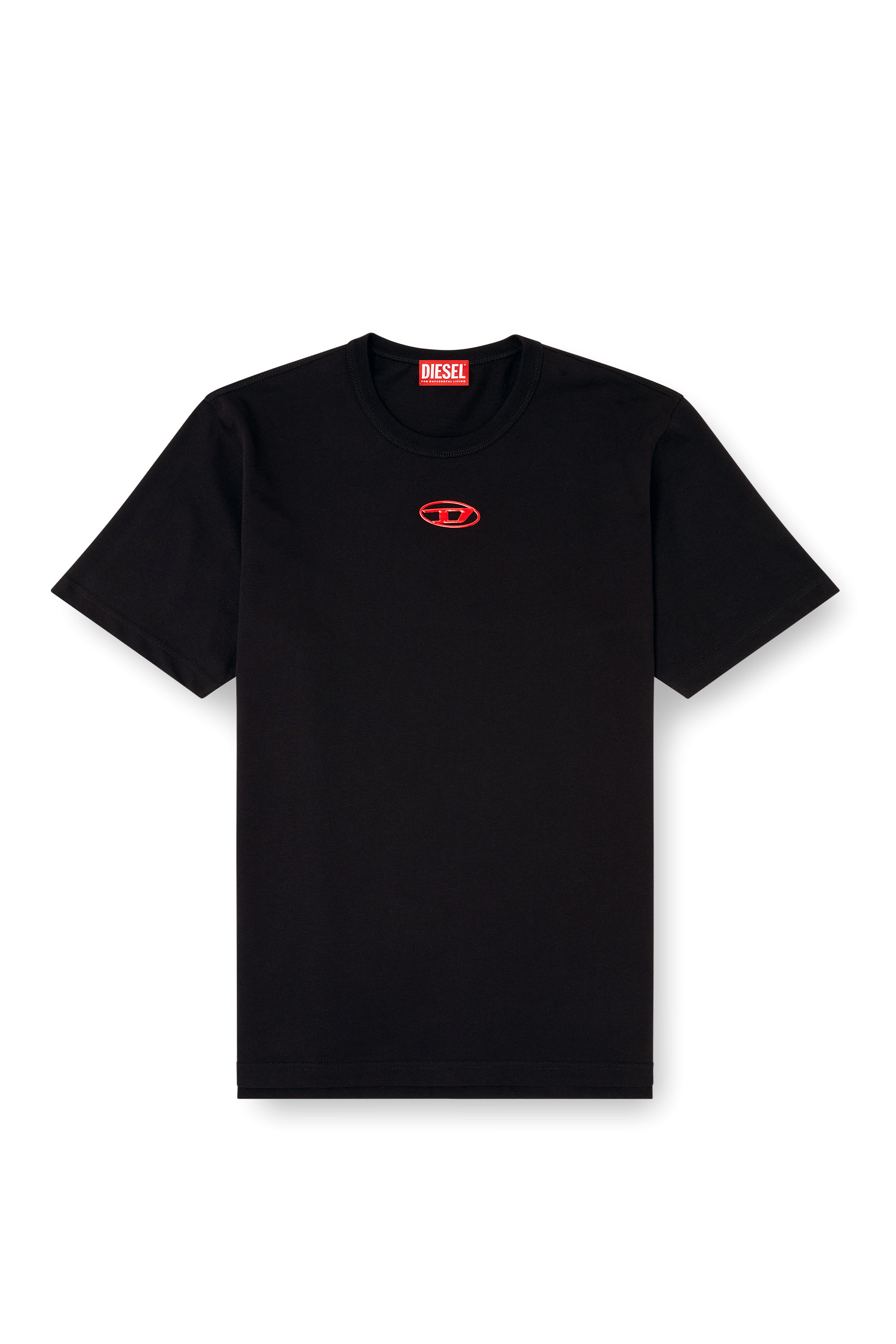 Diesel - T-ADJUST-OD, Man's T-shirt with metallic Oval D in null - 3