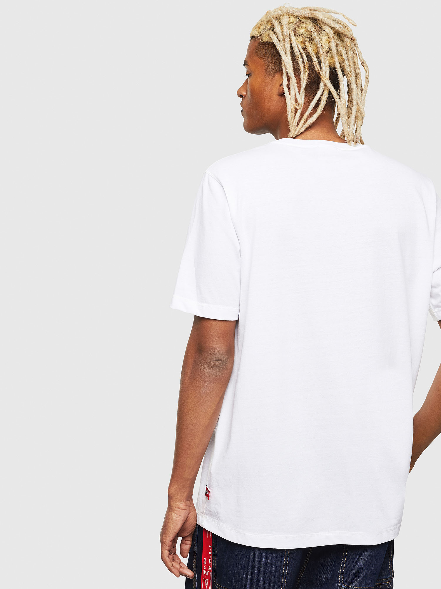 CC-T-JUST-COLA: Recycled fabric White T-Shirt | Diesel x Coca-Cola