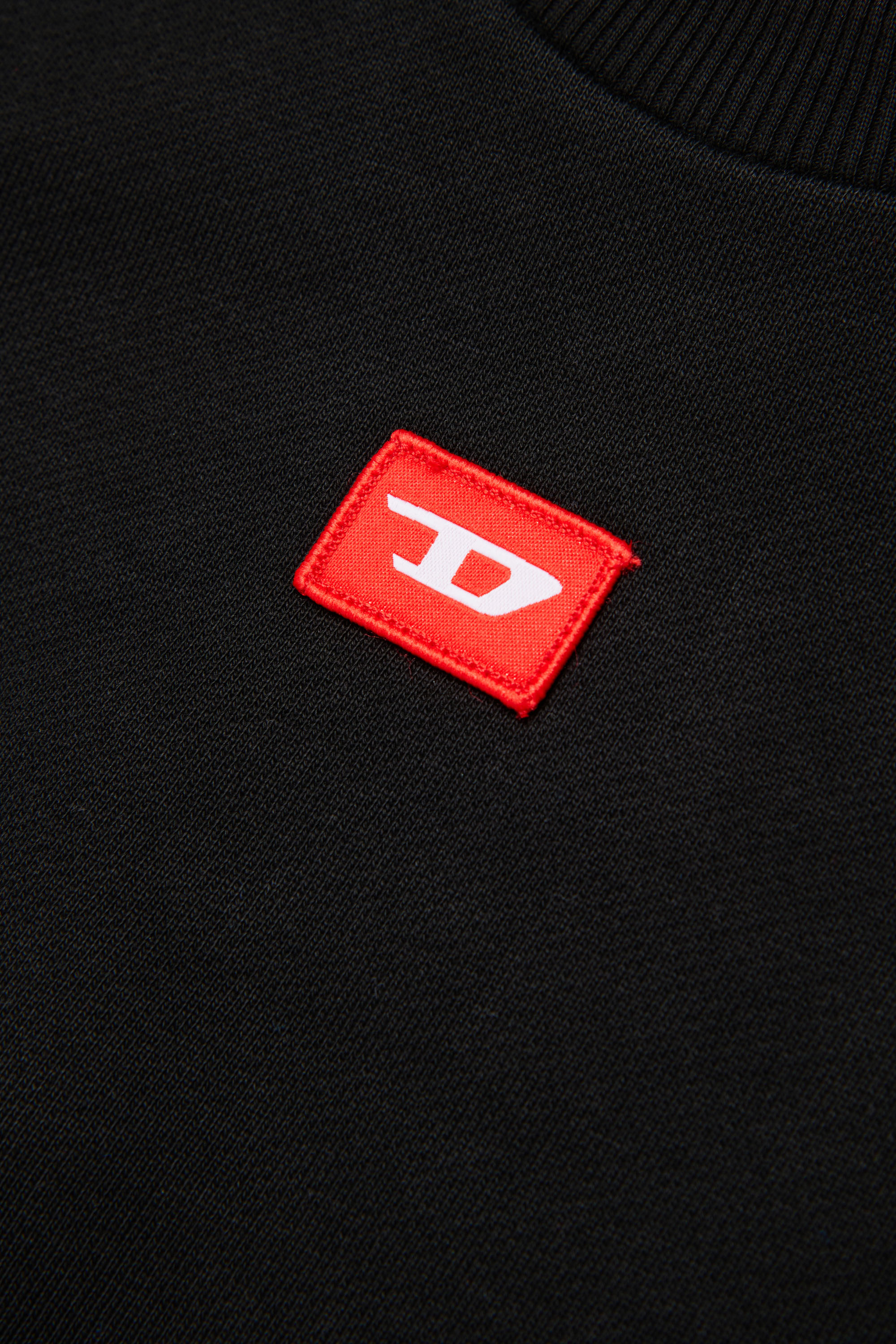 Diesel - SXGIN OVER, Unisex's Sweatshirt small logo patch in Black - 4