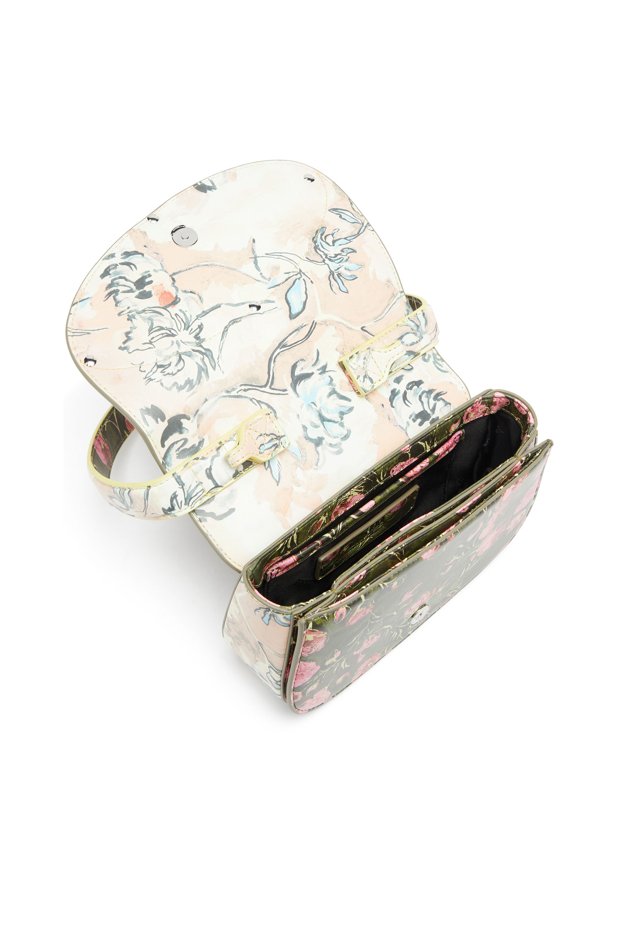 Diesel - 1DR DOME SHOULDER, Unisex's 1DR Dome - Leather Boston bag with embossed logo in Black - 4