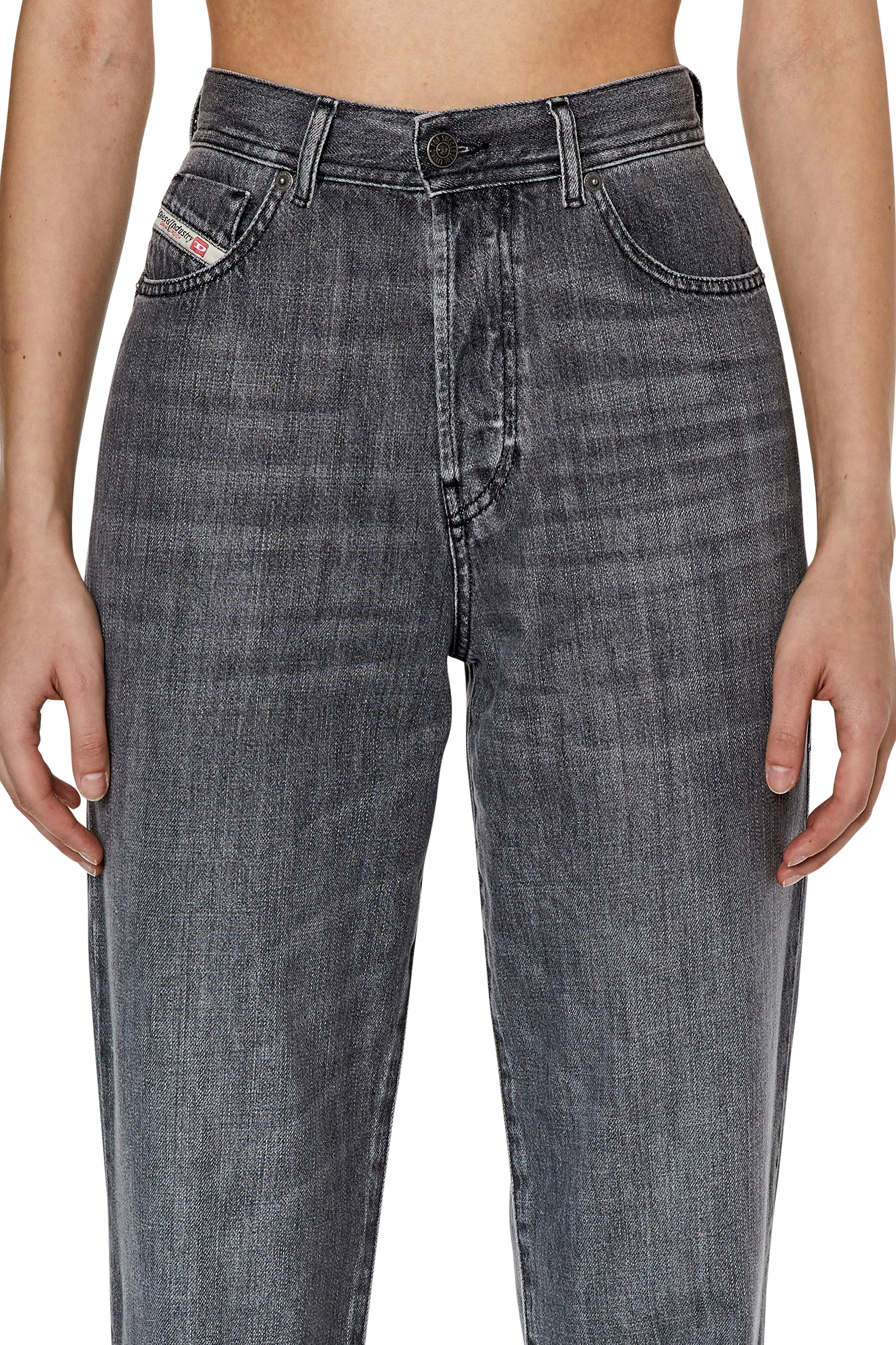 Diesel - 1956 D-Tulip 068EU Straight Jeans, Grey - Image 3