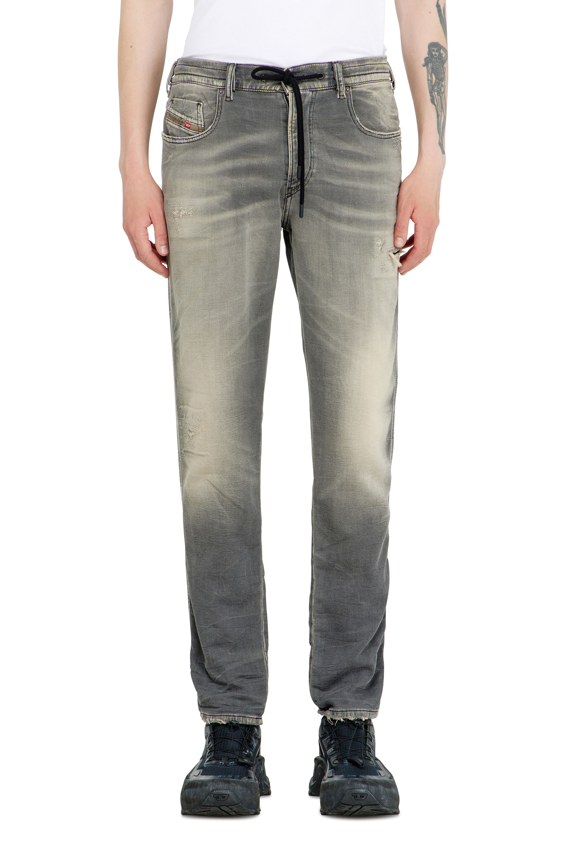 Diesel - Man's Slim 2062 D-Strukt Joggjeans&reg; 068UH, Light Grey - 2