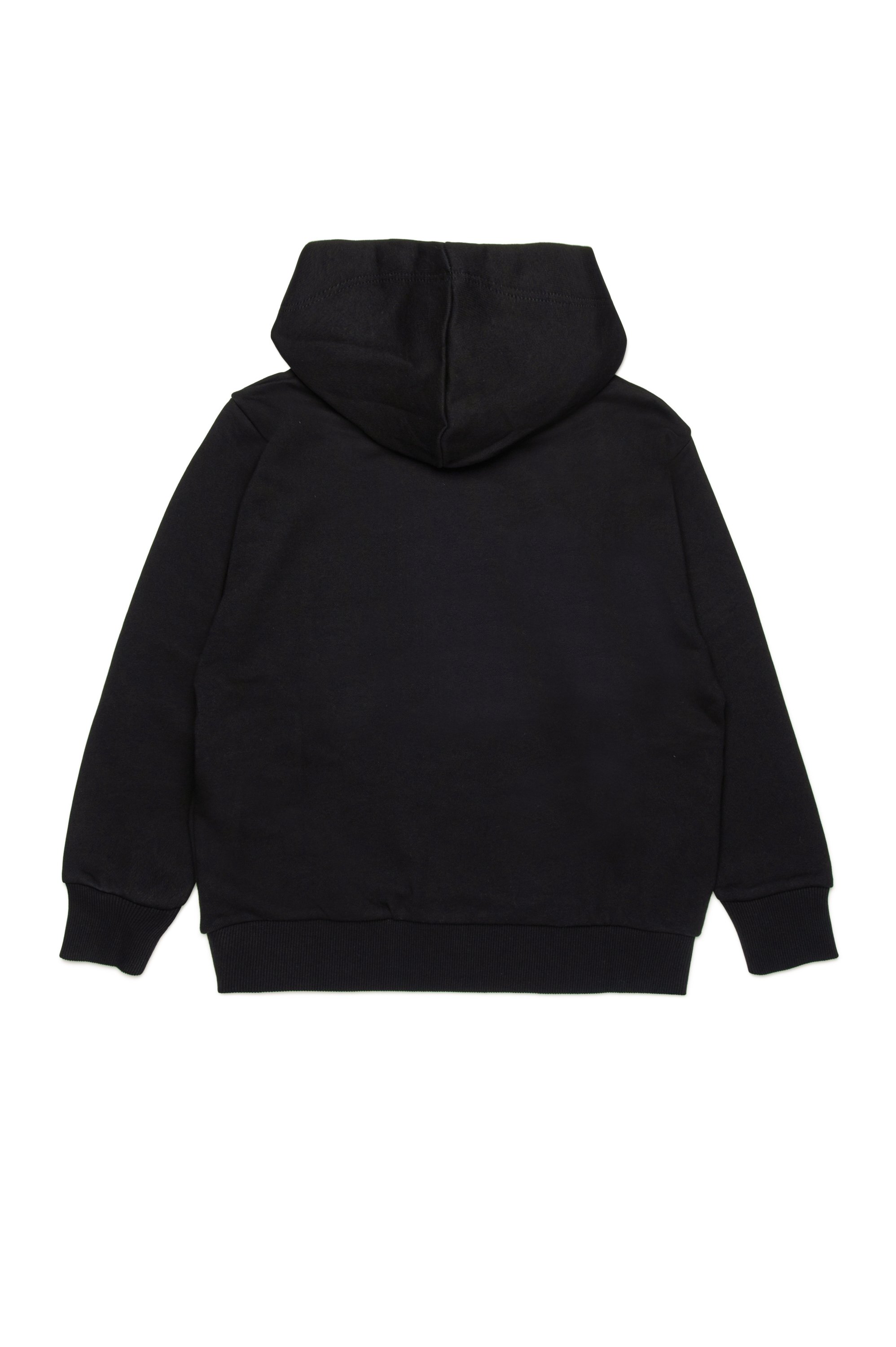 Diesel - SIRIFFY, Woman's Hoodie with printed and crystal logo in Black - 2