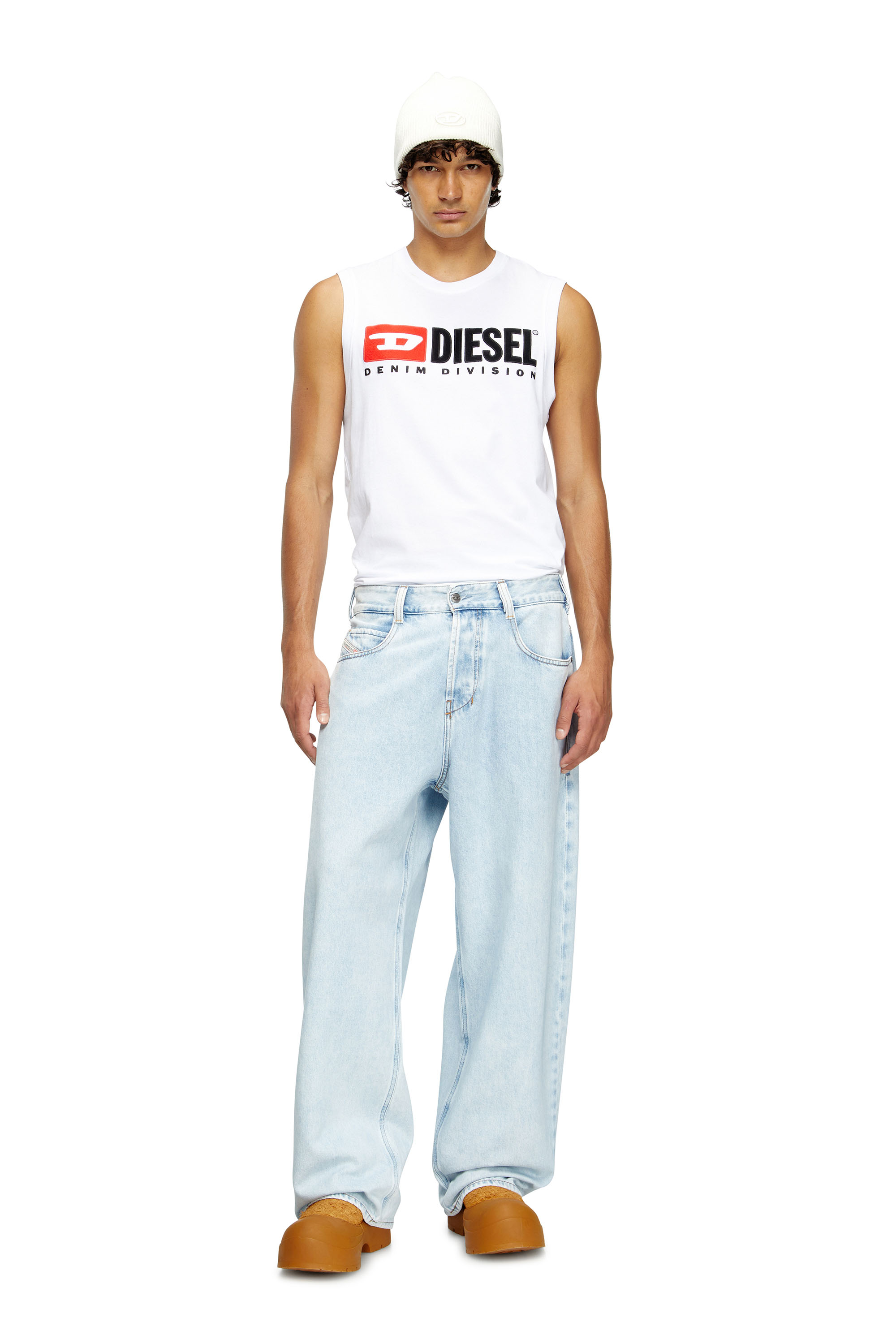 Diesel - Unisex's Relaxed Jeans 1997 D-Enim 09M74, Light Blue - 2