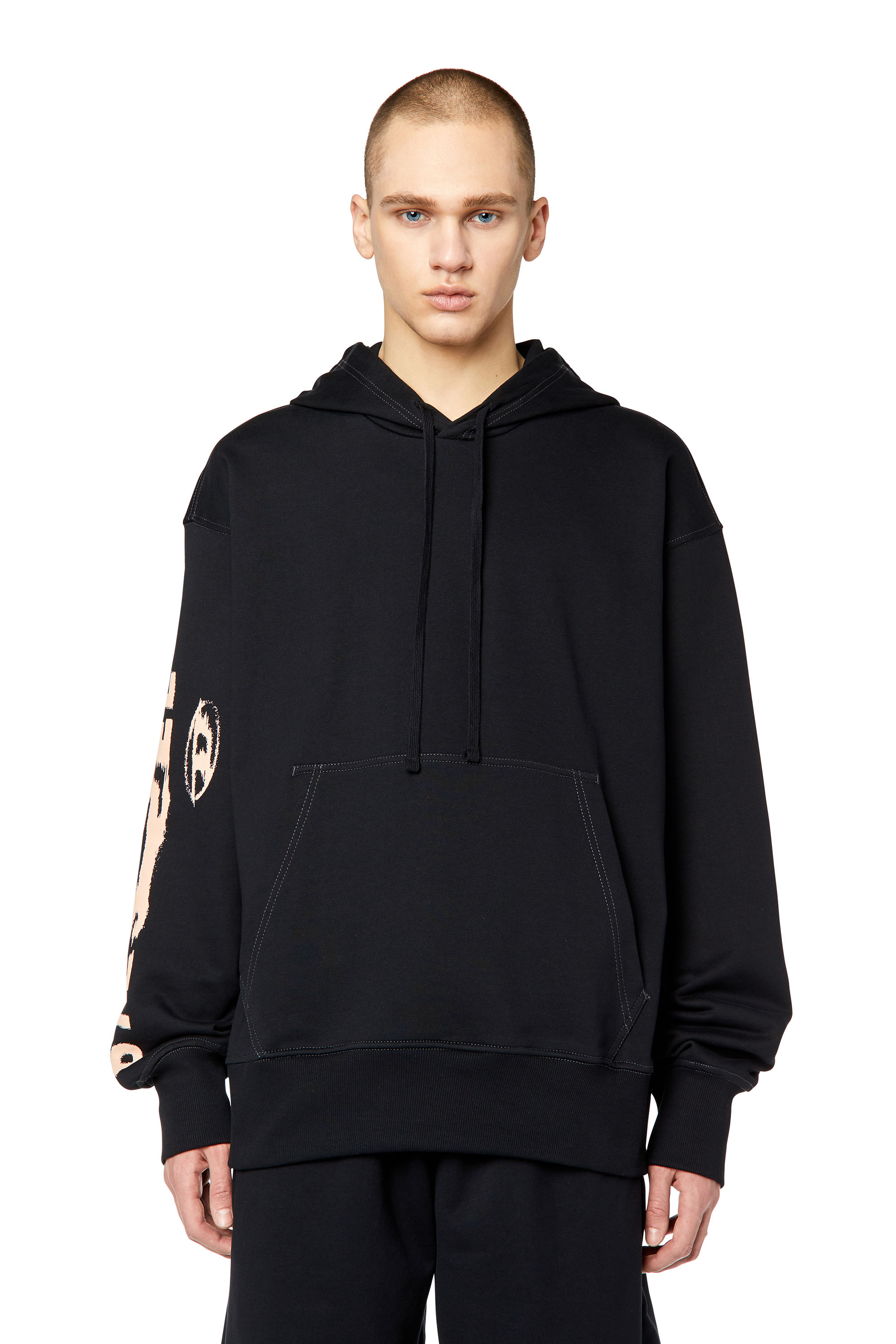 Diesel - S-MACS-HOOD-G7, Black - Image 1