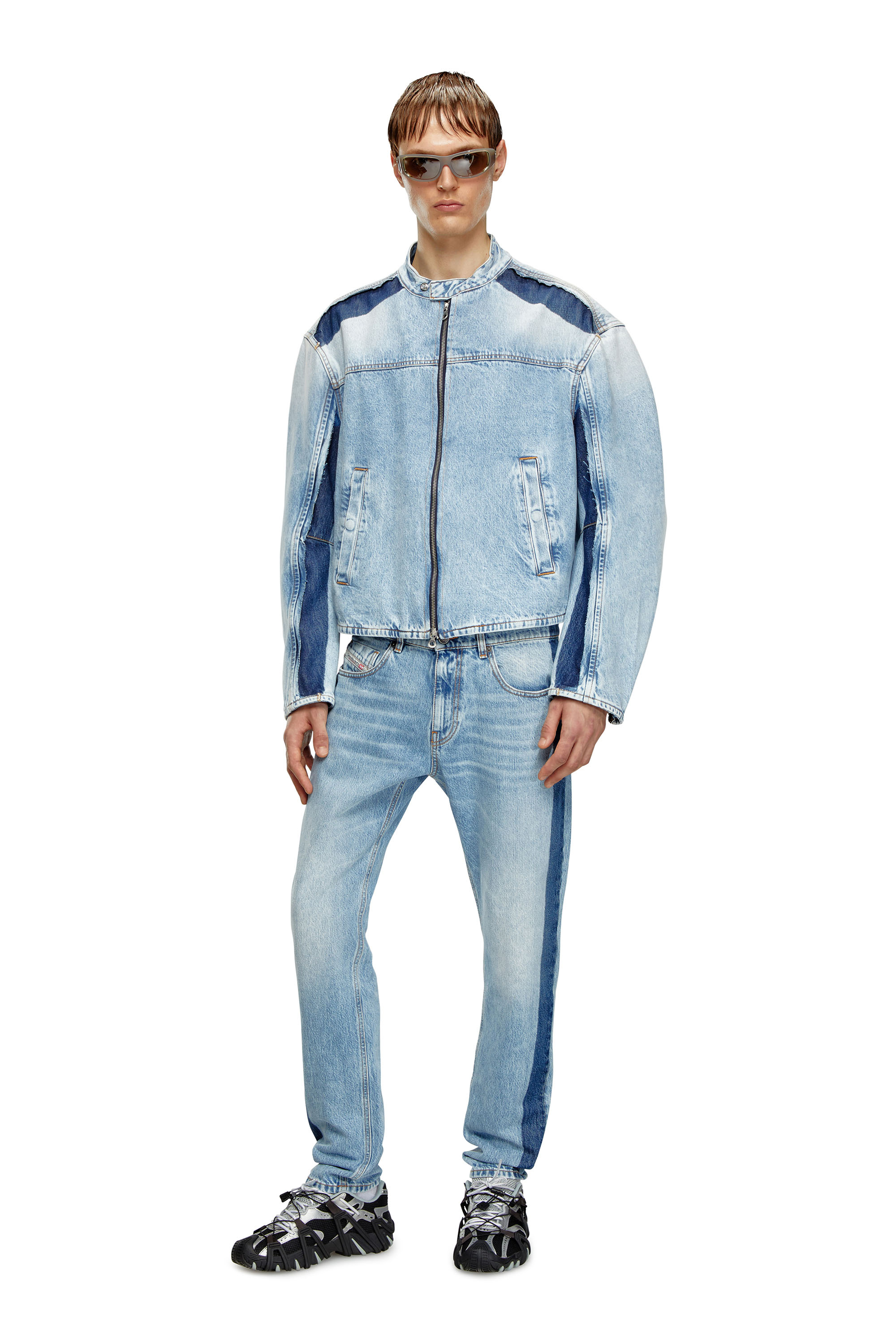 Diesel - Slim Jeans 2019 D-Strukt 0GHAC, Light Blue - Image 4