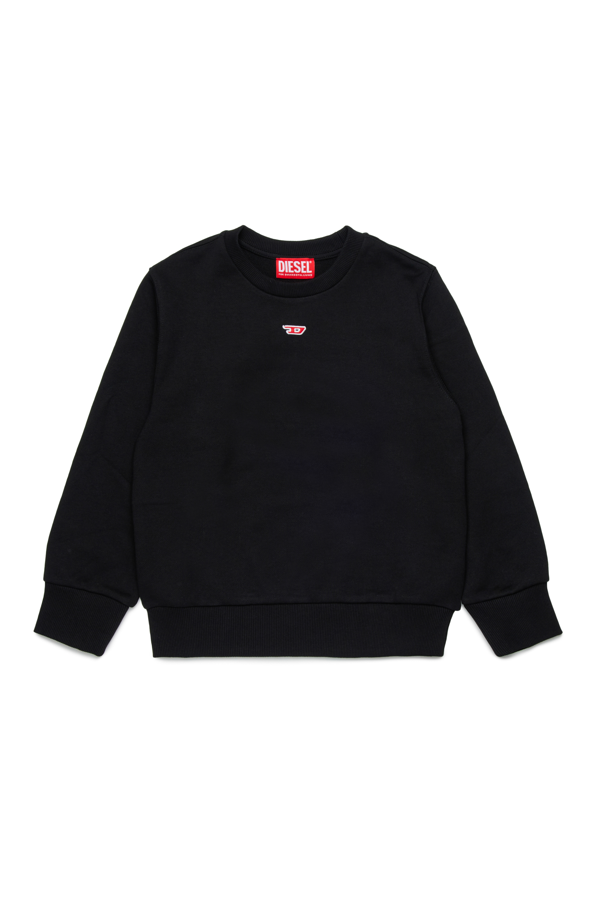 Diesel - SGINND OVER, Unisex's Sweatshirt with D logo in Black - 1