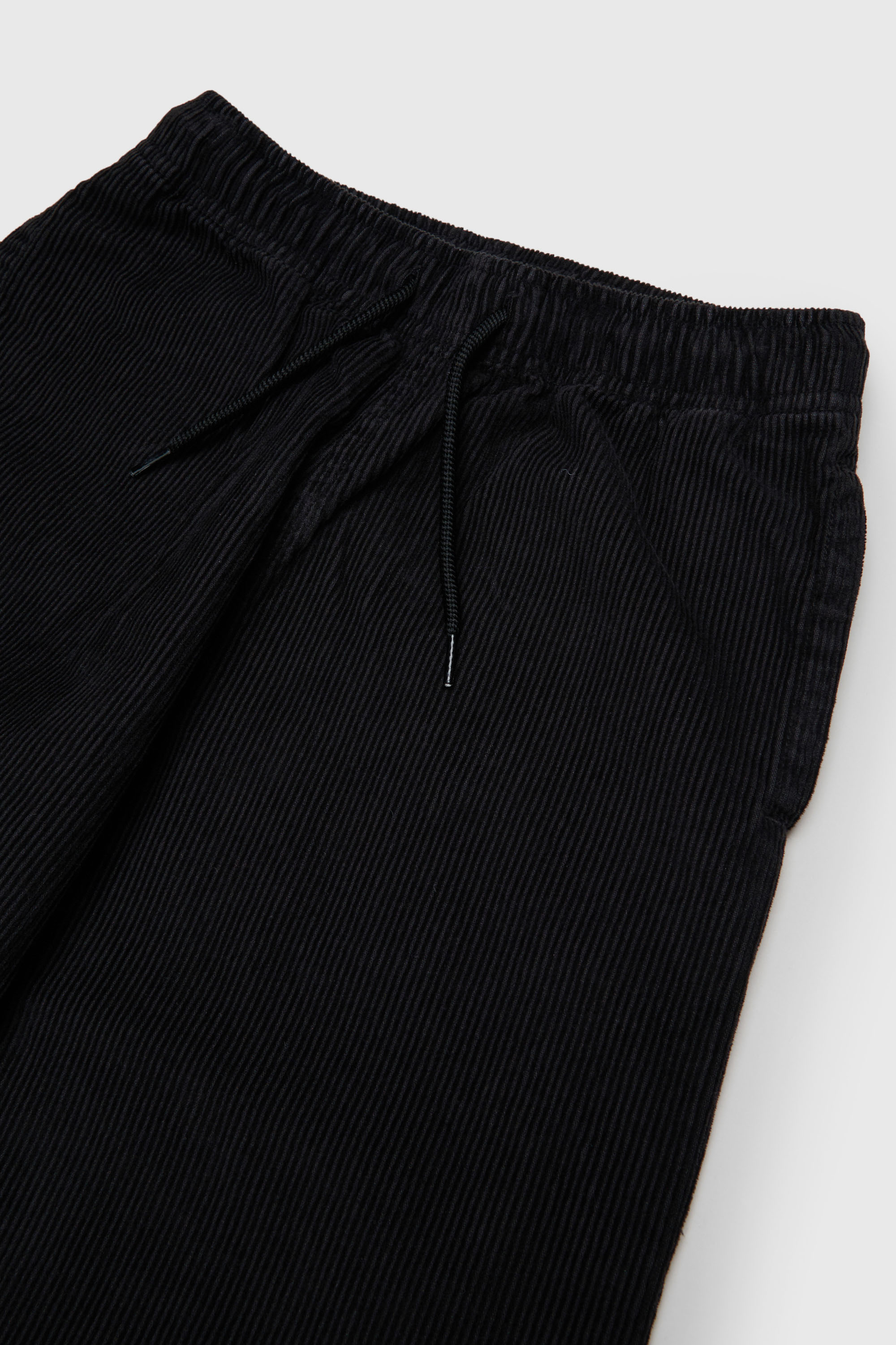 Diesel - PMILL, Man's Corduroy pants with drawstring waist in Black - 3