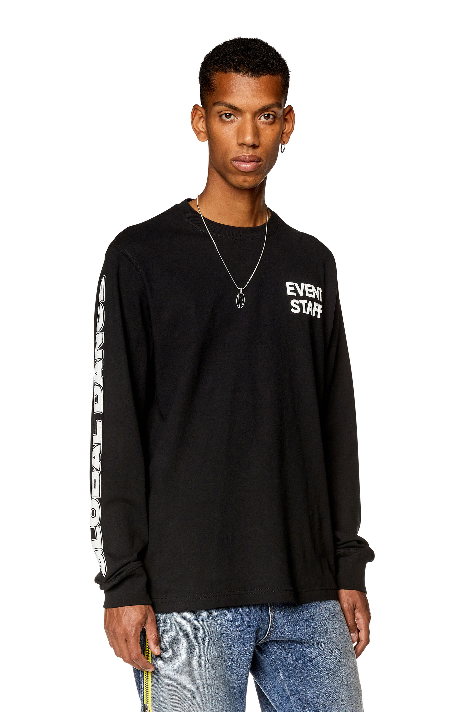Diesel - T-JUST-LS-L3, Black - Image 1