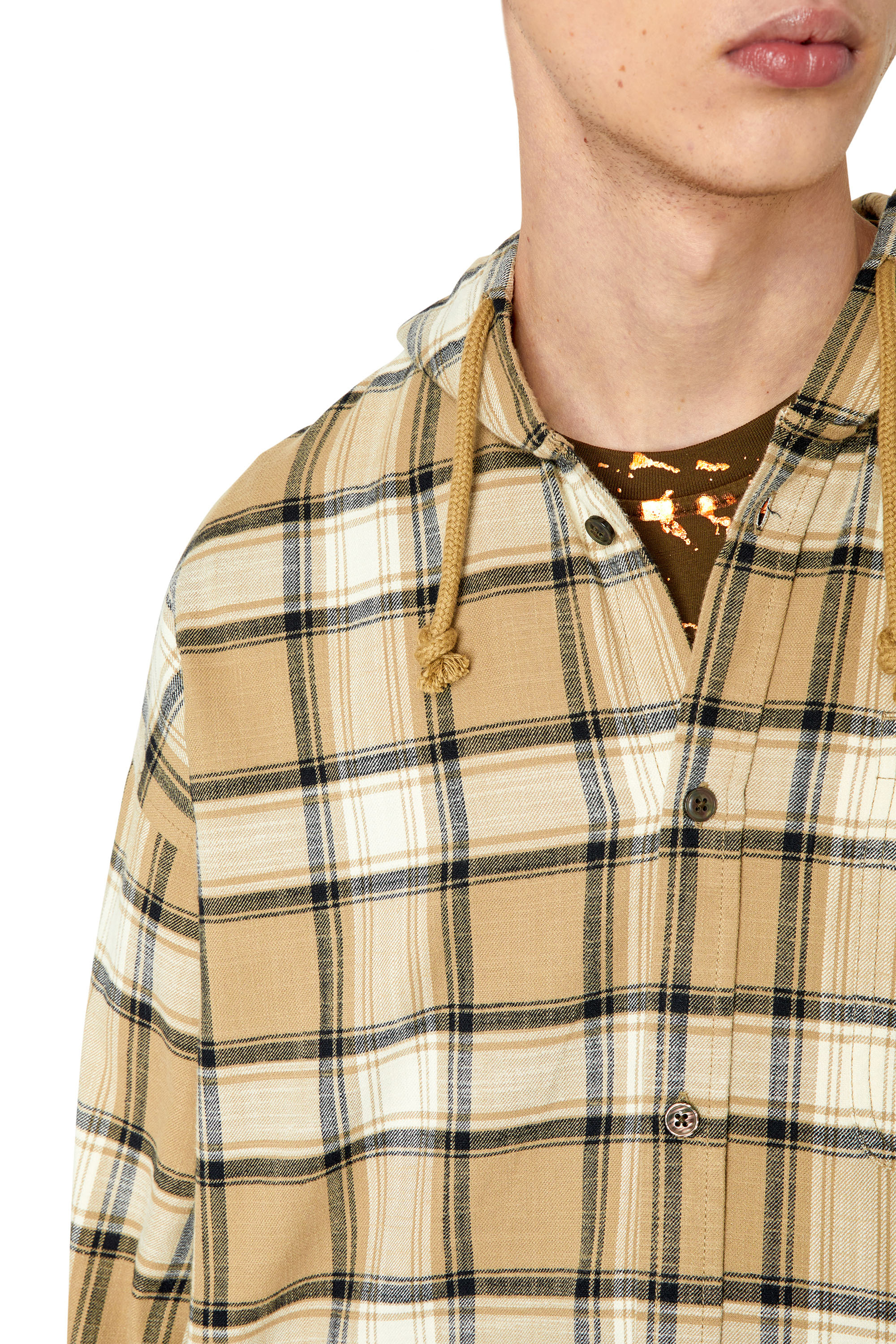 Diesel - S-DEWNY-HOOD, Black/Beige - Image 5