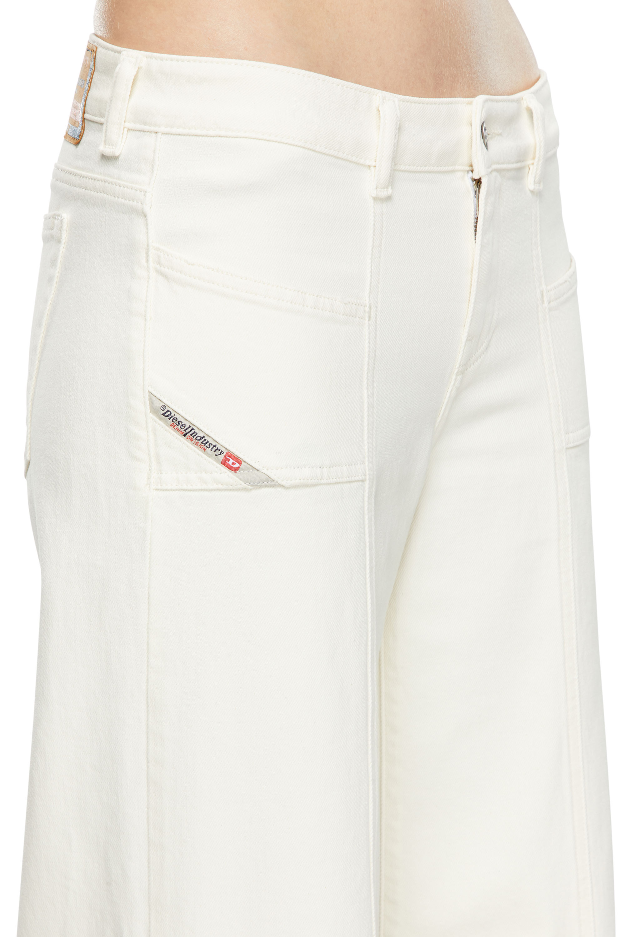 Diesel - Woman Bootcut and Flare Jeans D-Akii 09J68, White - Image 4