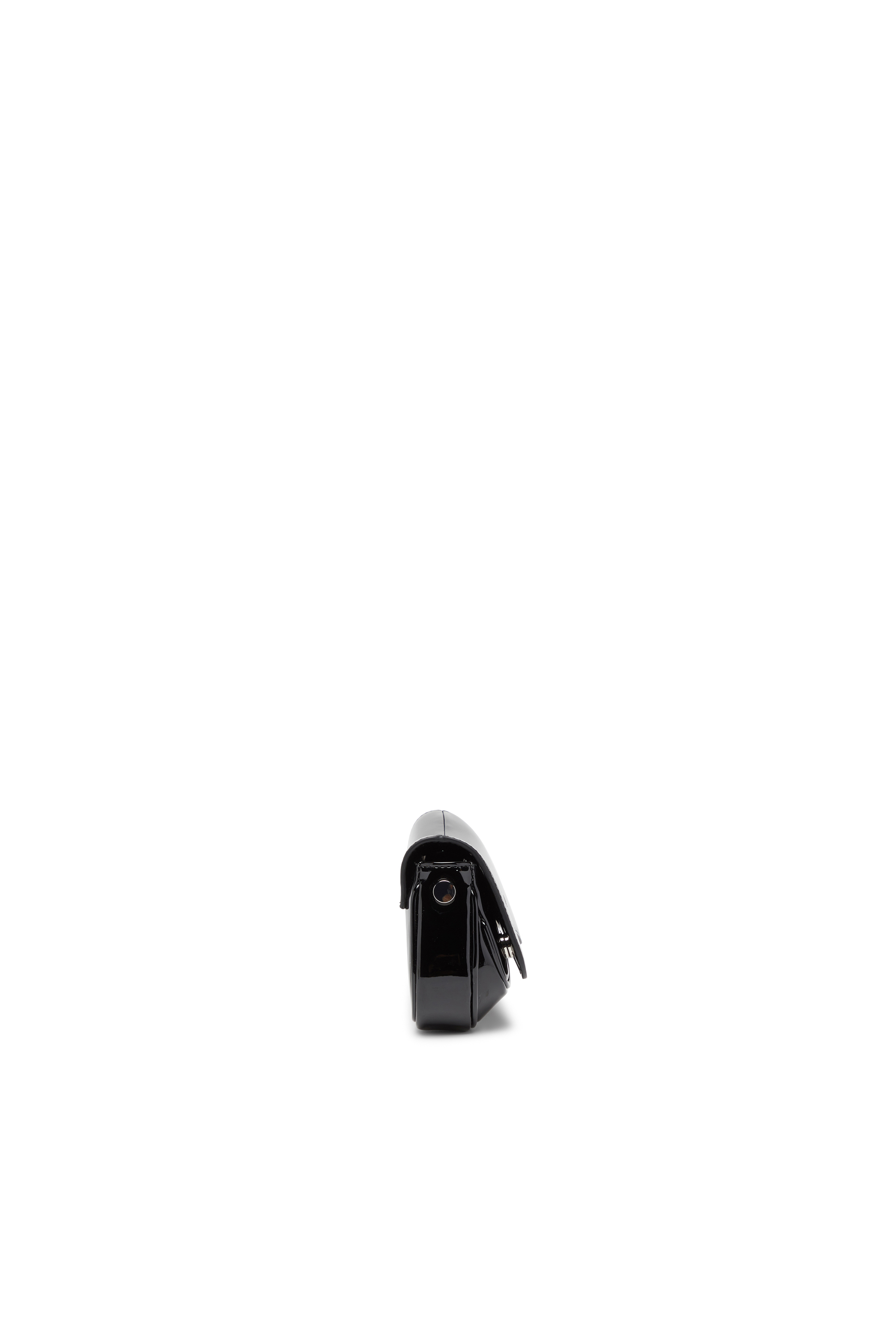 Diesel - PLAY CROSSBODY XS, Woman's Play-Small crossbody bag  in glossy PU in Black/Flash mirror - 4
