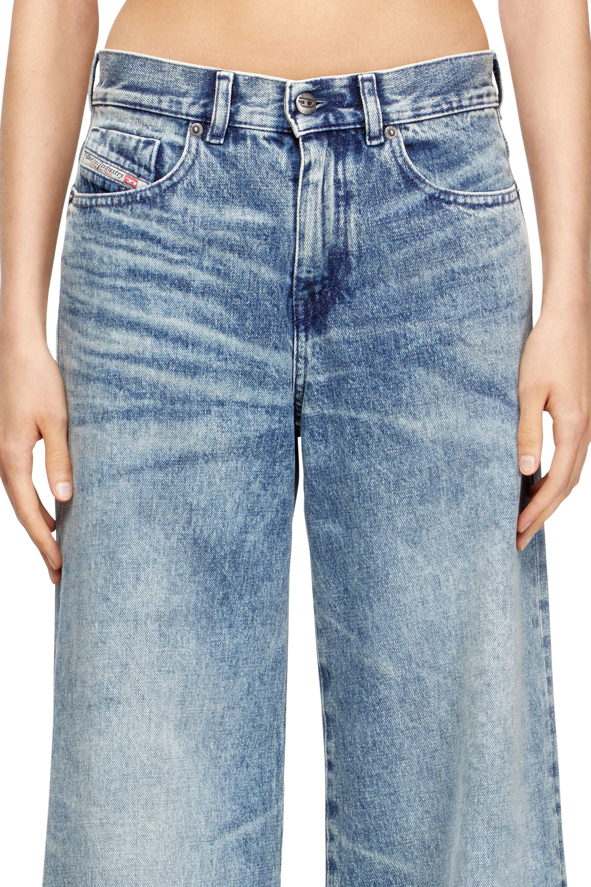 Flare Jeans 1978 D-Akemi 007DA, Light Blue Diesel - Woman's Flare Jeans 1978 D-Akemi 007DA, Light Blue - 5