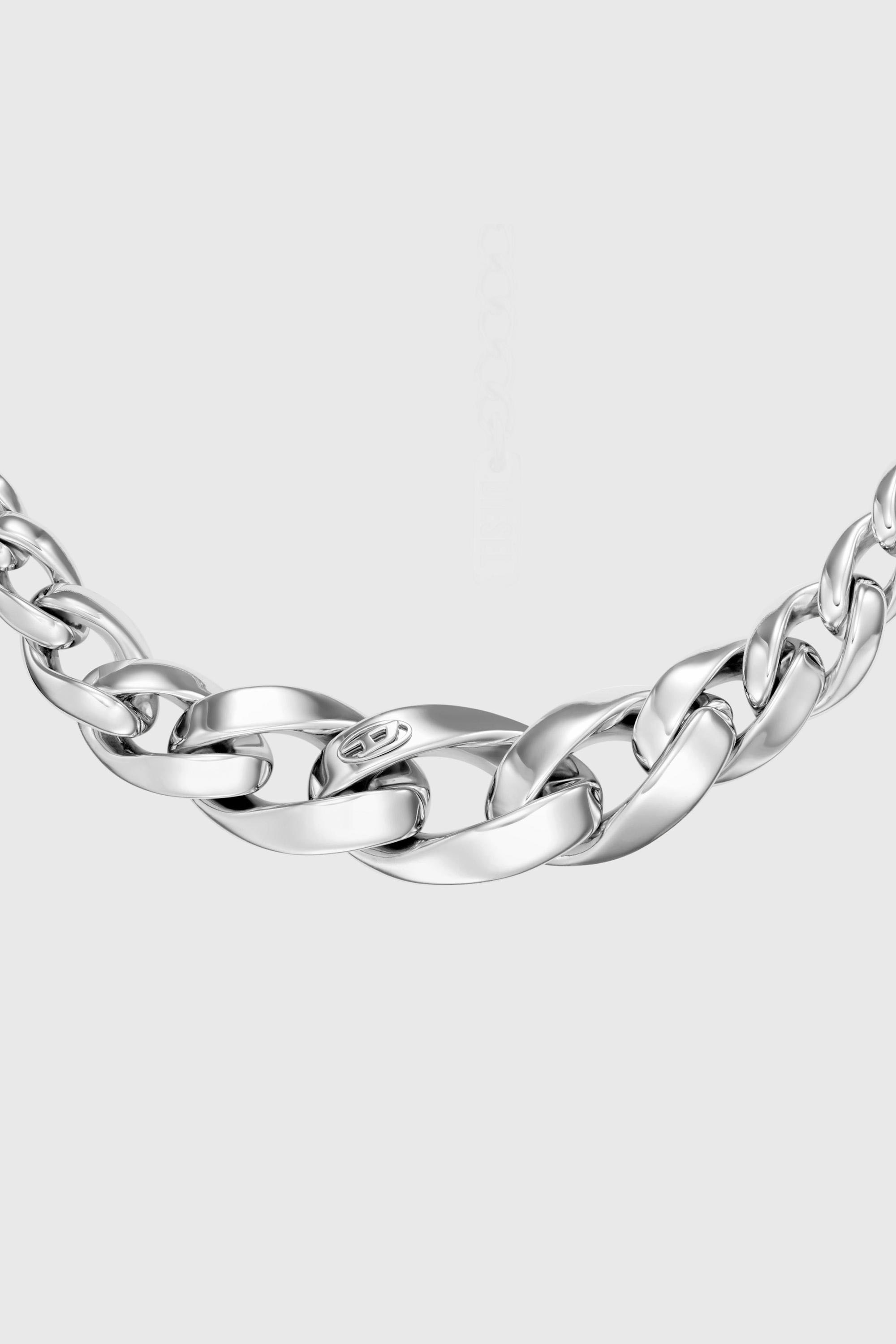 Diesel - DX1720040, Unisex's Stainless Steel Chain Necklace in Silver - 2