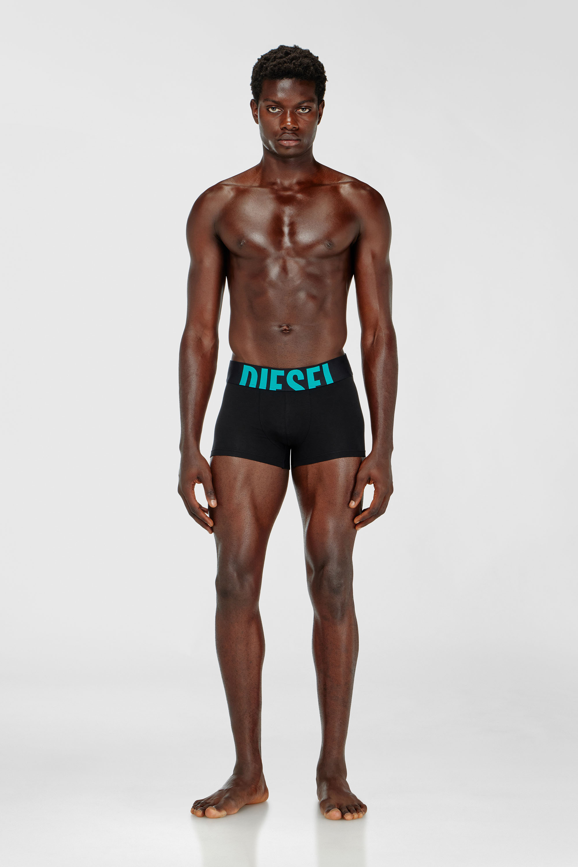 Diesel - UMBX-DAMIENTHREEPACK-5.5EL, Man's Three-pack boxer briefs in stretch cotton in Multicolor/Black - 2
