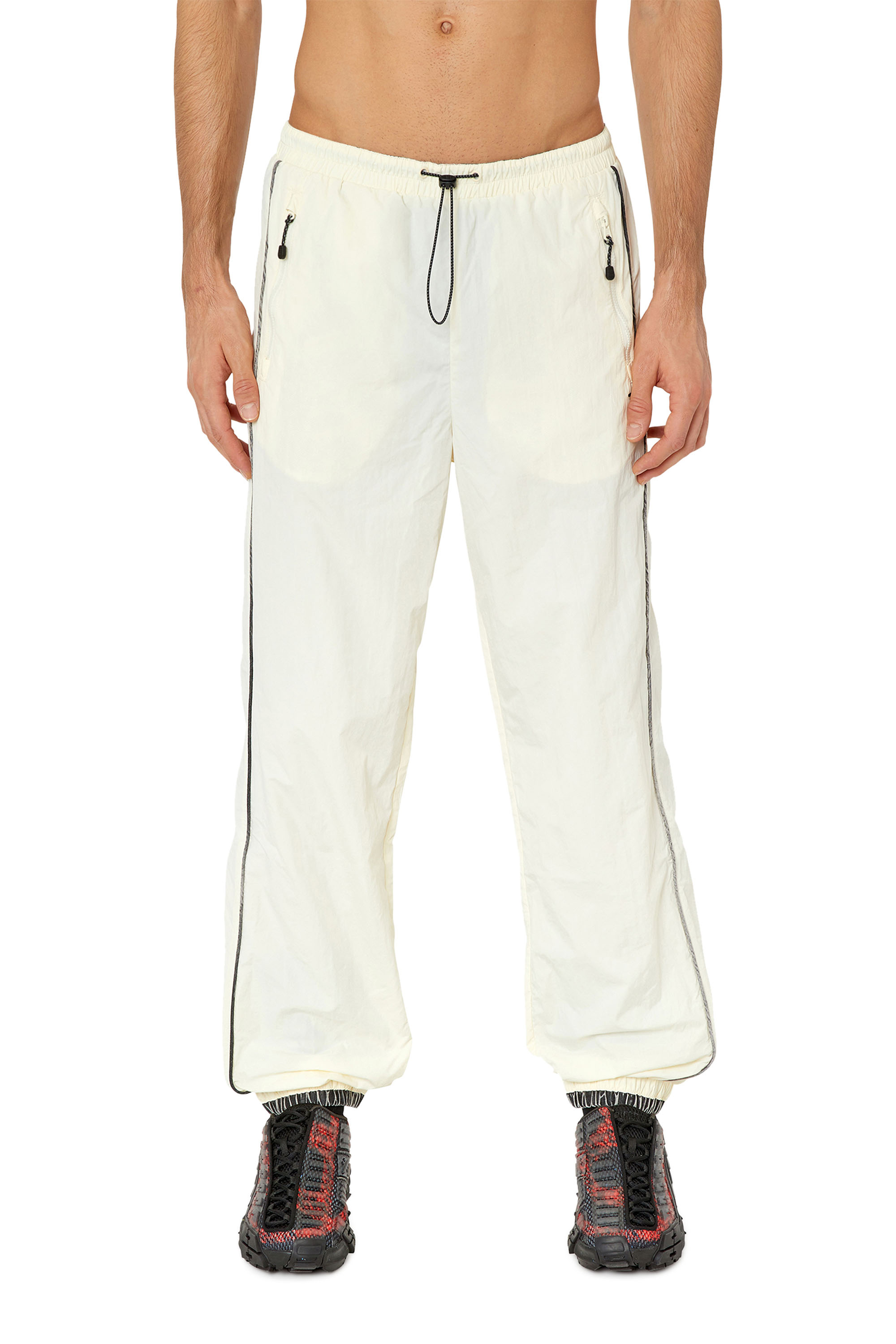 P TARY DIV Man Track pants with embroidered logo Diesel