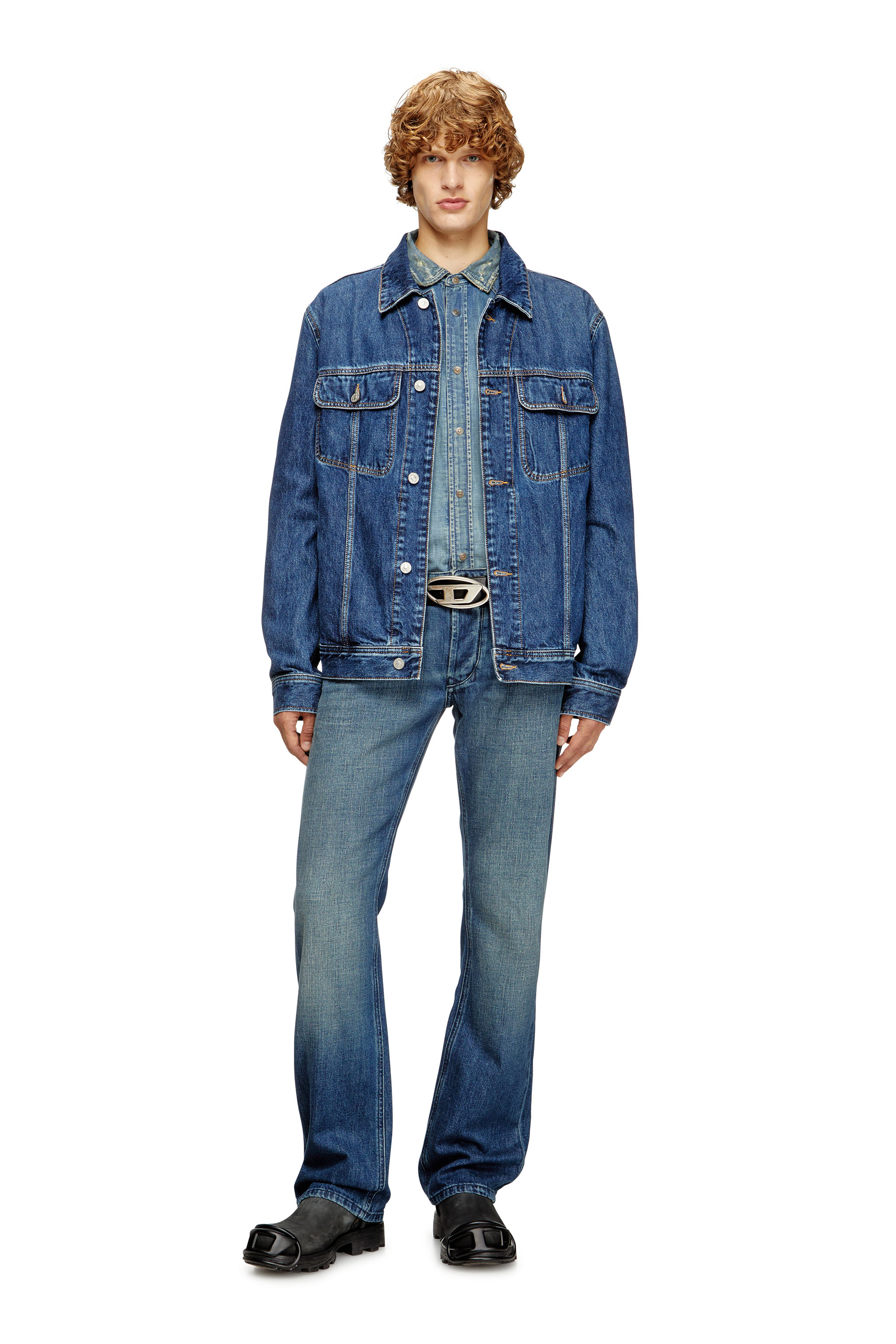 Diesel - Man's Regular Jeans 1985 Larkee 0DBDS, Dark Blue - 2
