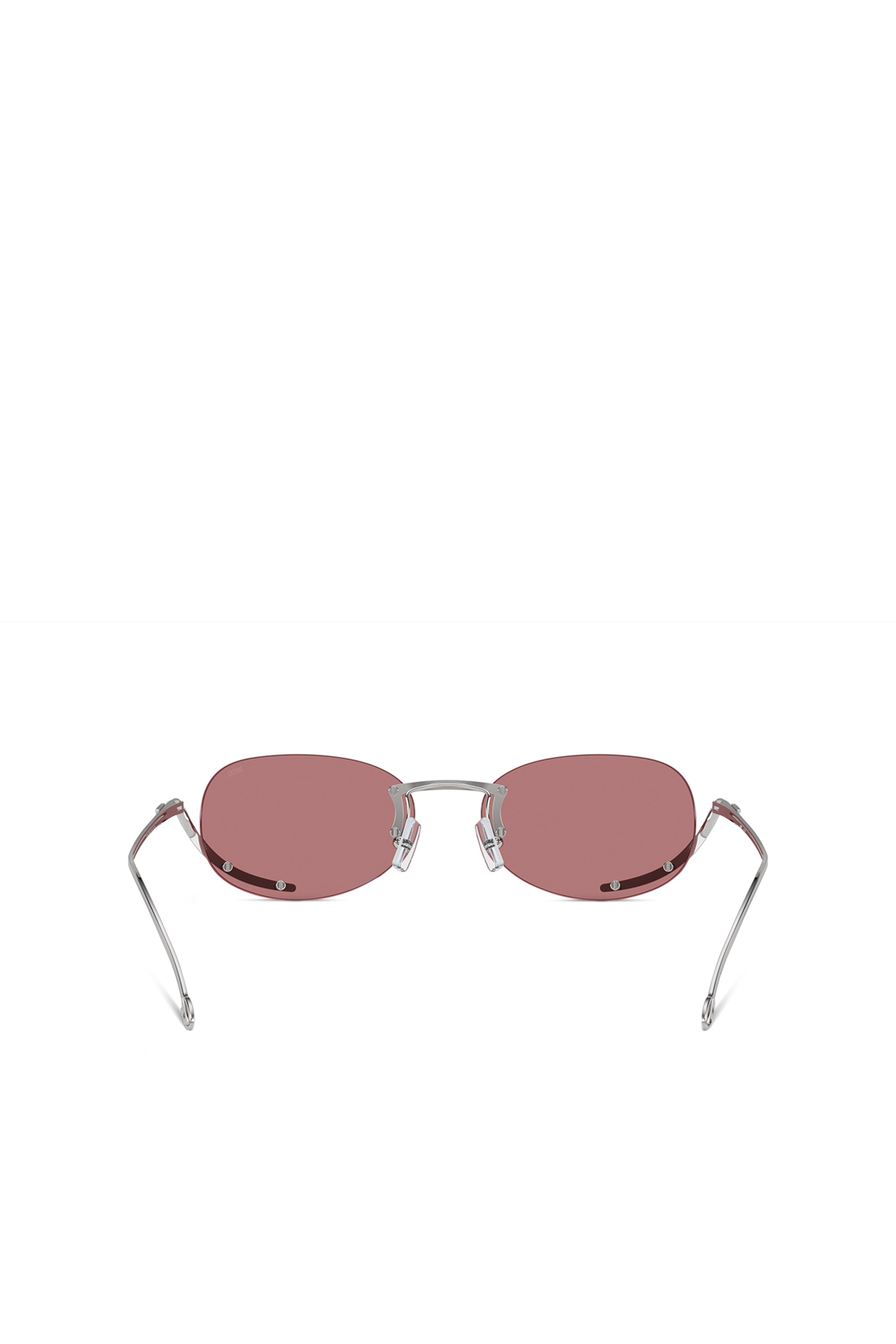 Diesel - 0DL1004, Unisex's Oval sunglasses in Pink - 3