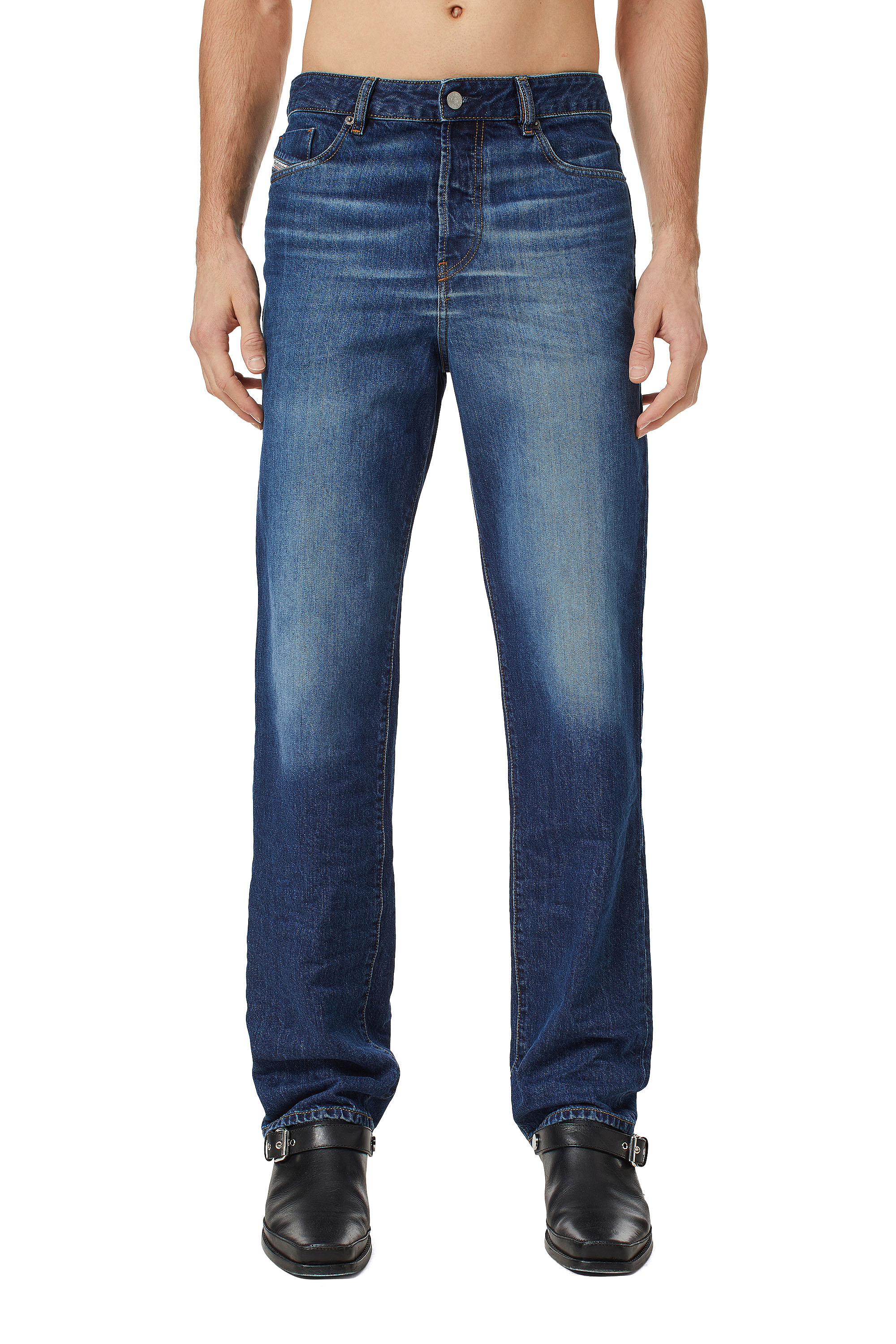 1955 09C65 Straight Jeans, Medium blue - Jeans