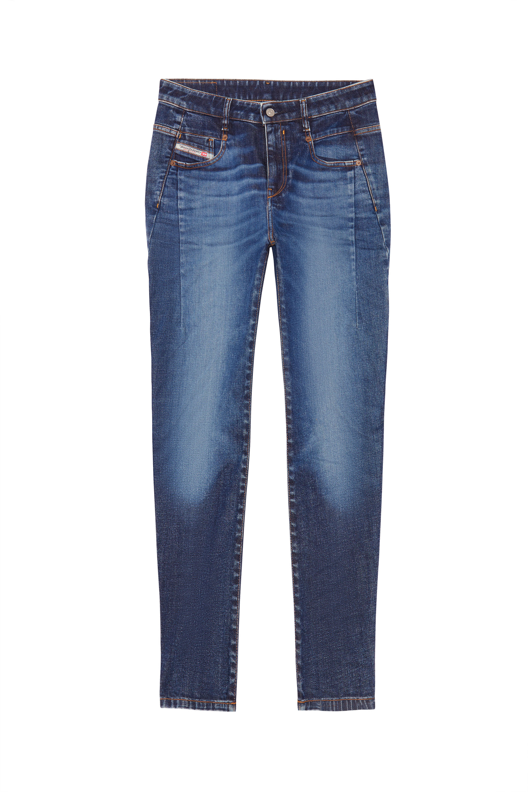 Diesel - Fayza 09C63 Boyfriend Jeans, Medium blue - Image 6