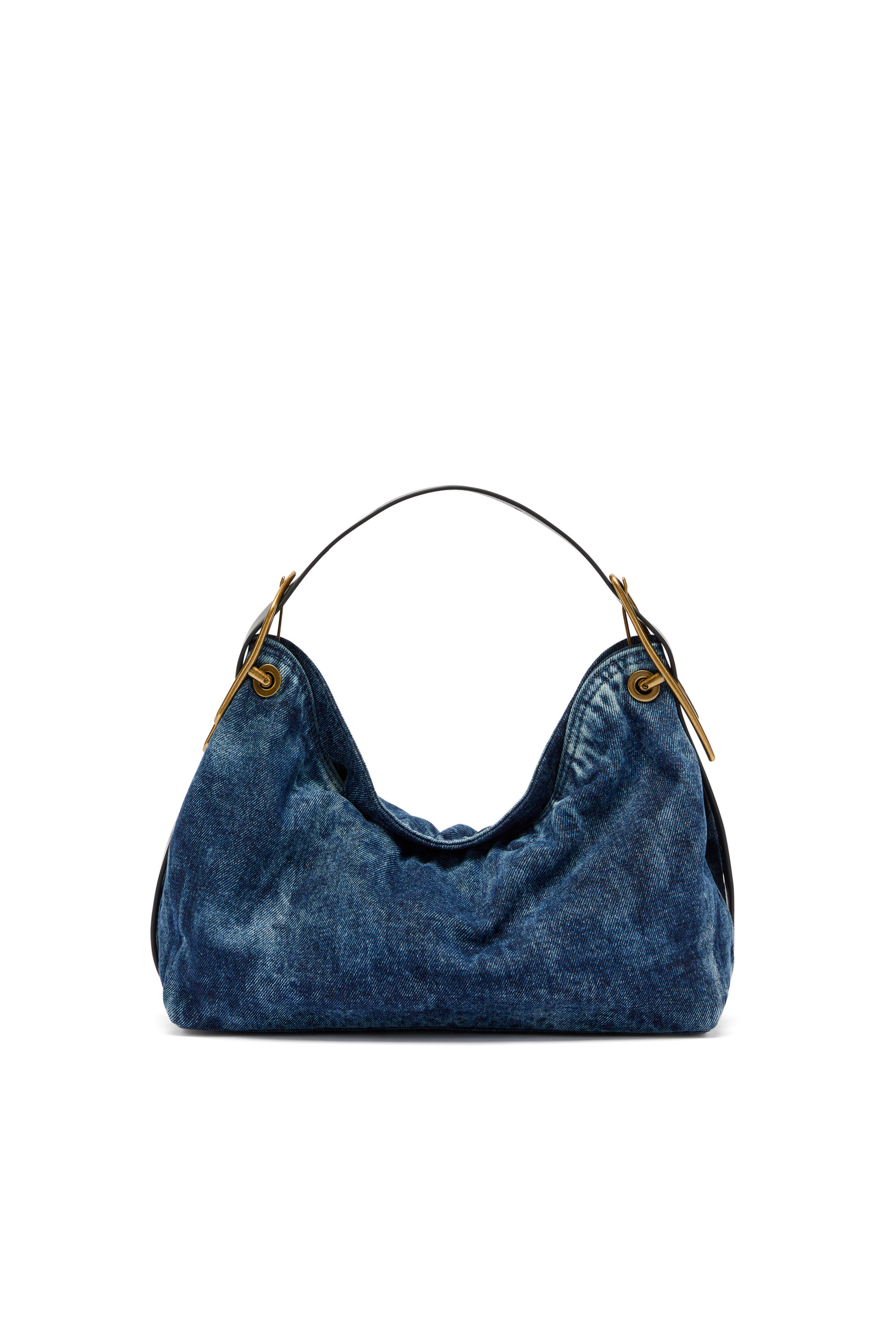 Diesel - D-LINE SHOULDER, Woman's D-Line-Denim shoulder bag in Medium blue - 2