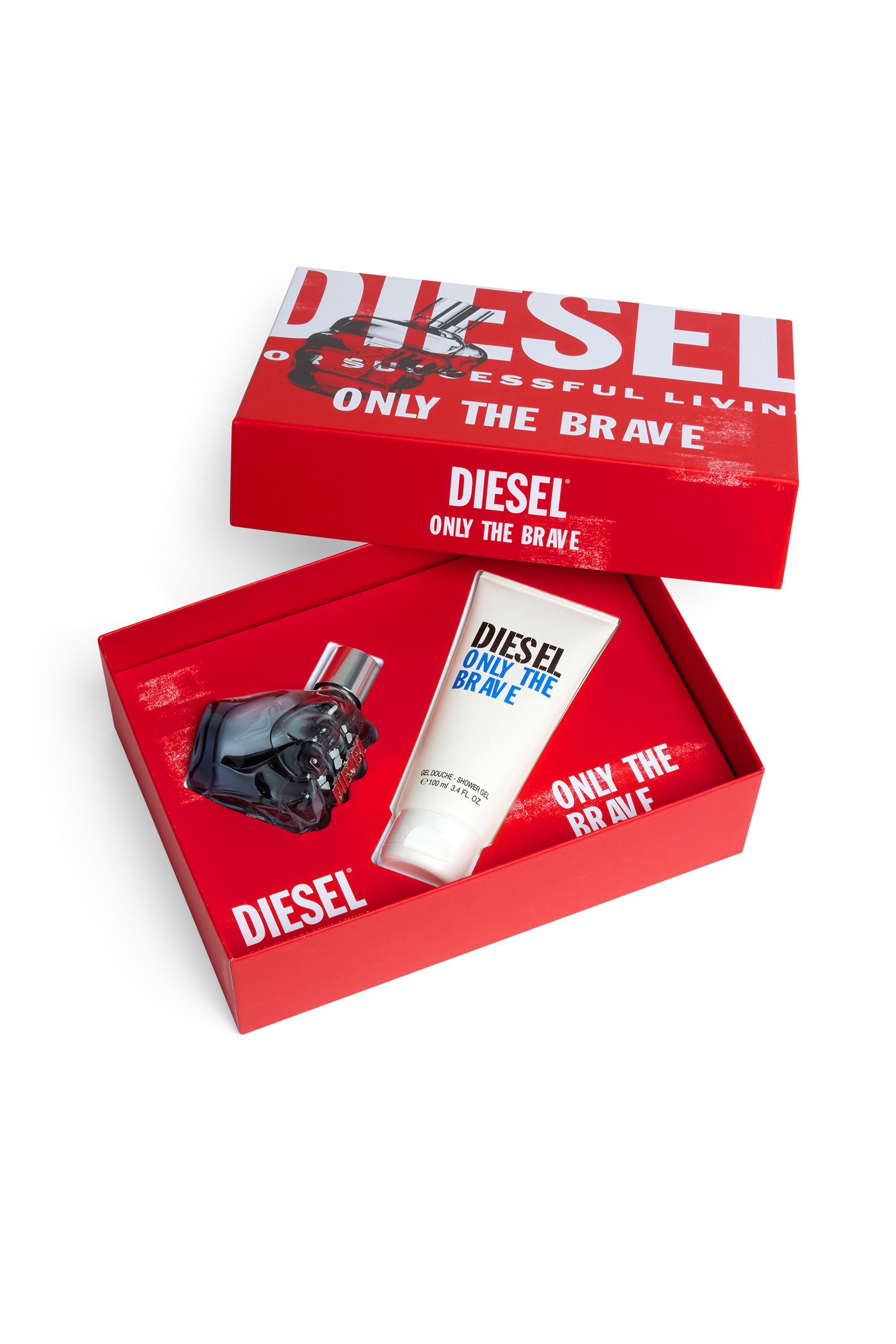 Diesel - ONLY THE BRAVE  50 ML GIFT SET, Man's Only The Brave Gift Set in Blue - 2