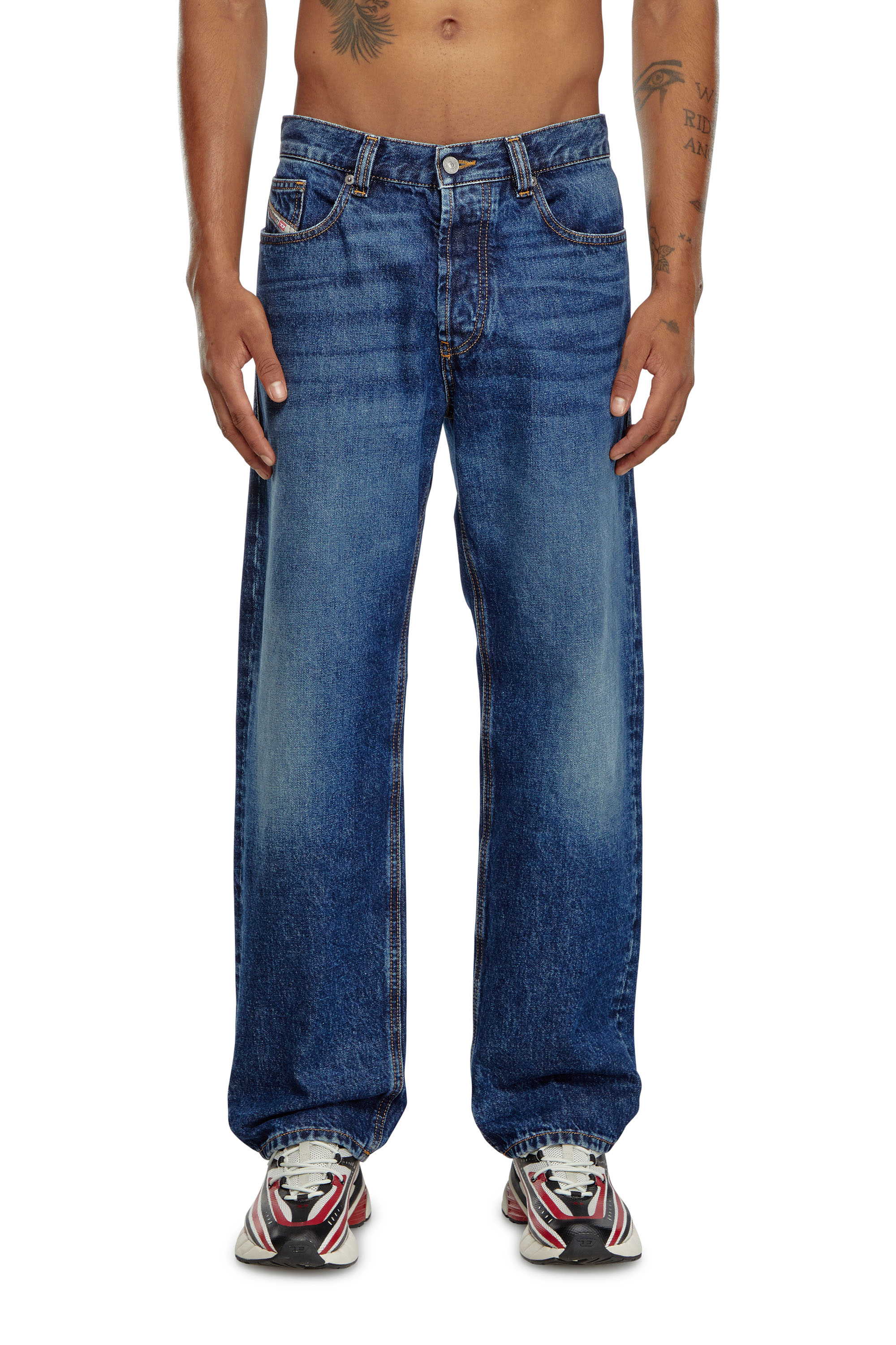 Regular Jeans 2024 D-Macs 09I27, Dark Blue Diesel - Man's Regular Jeans 2024 D-Macs 09I27, Dark Blue - 3