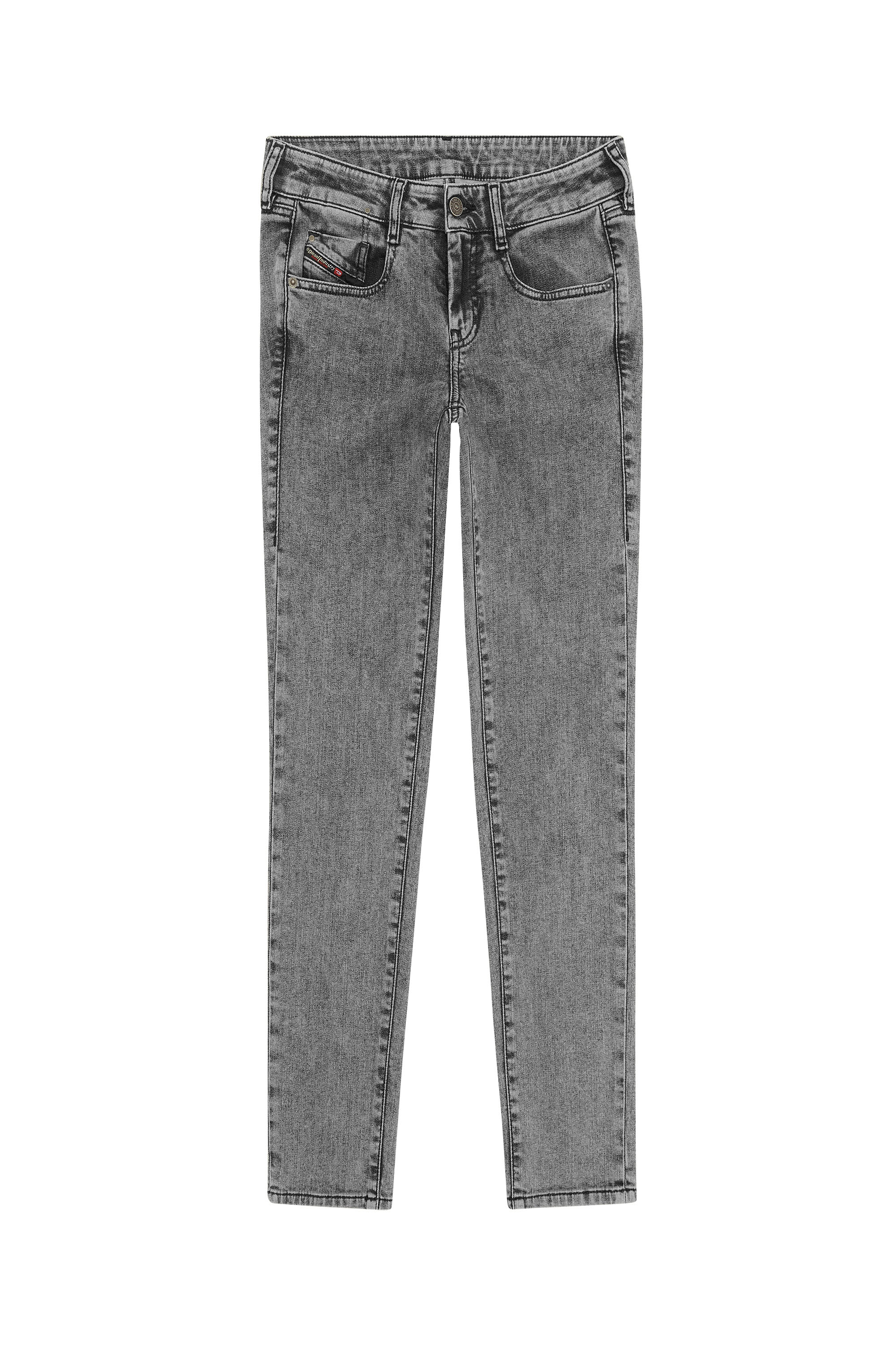 Diesel - D-Ollies JoggJeans® 09D07 Slim, Black/Dark grey - Image 6
