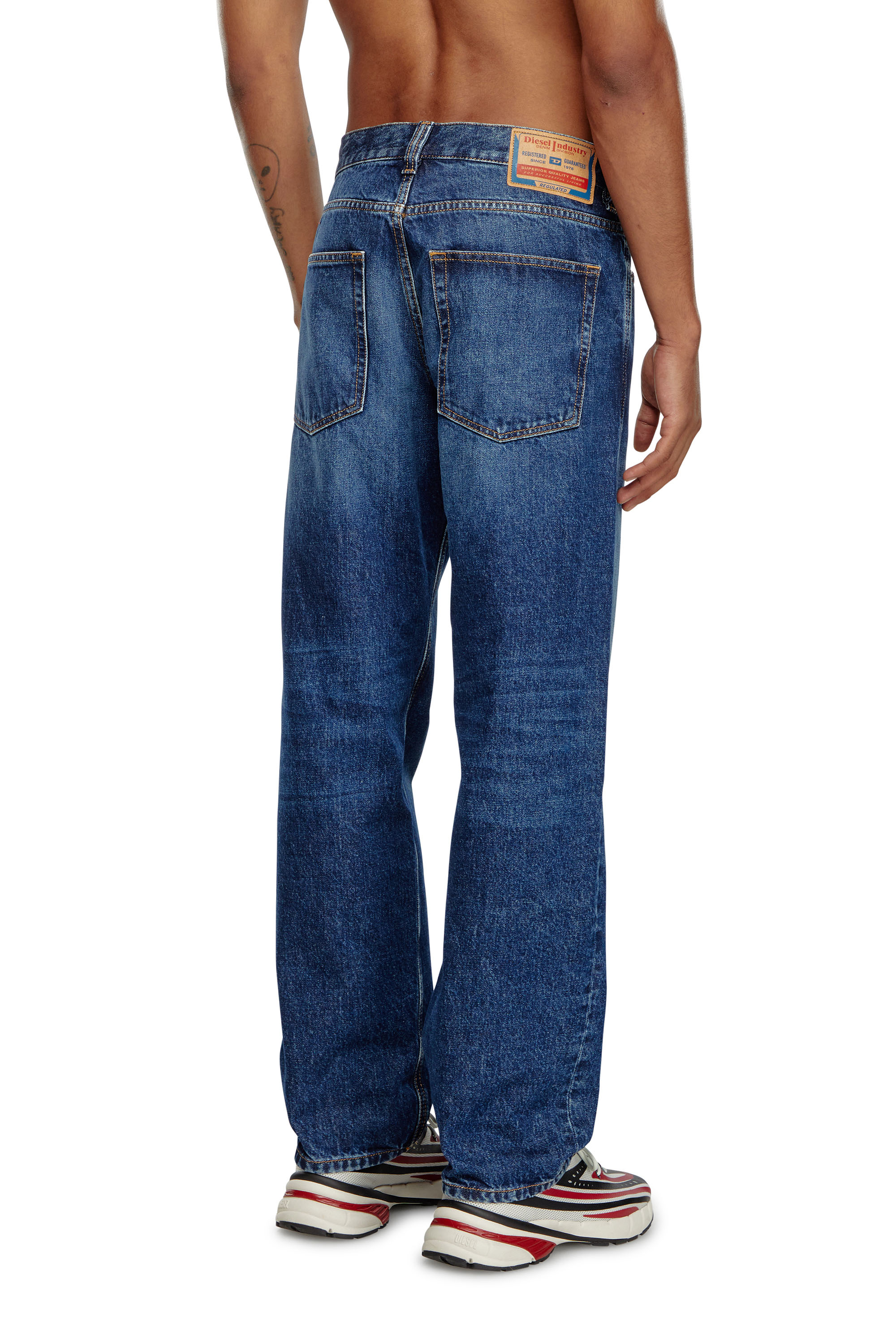 Regular Jeans 2024 D-Macs 09I27, Dark Blue Diesel - Man's Regular Jeans 2024 D-Macs 09I27, Dark Blue - 4