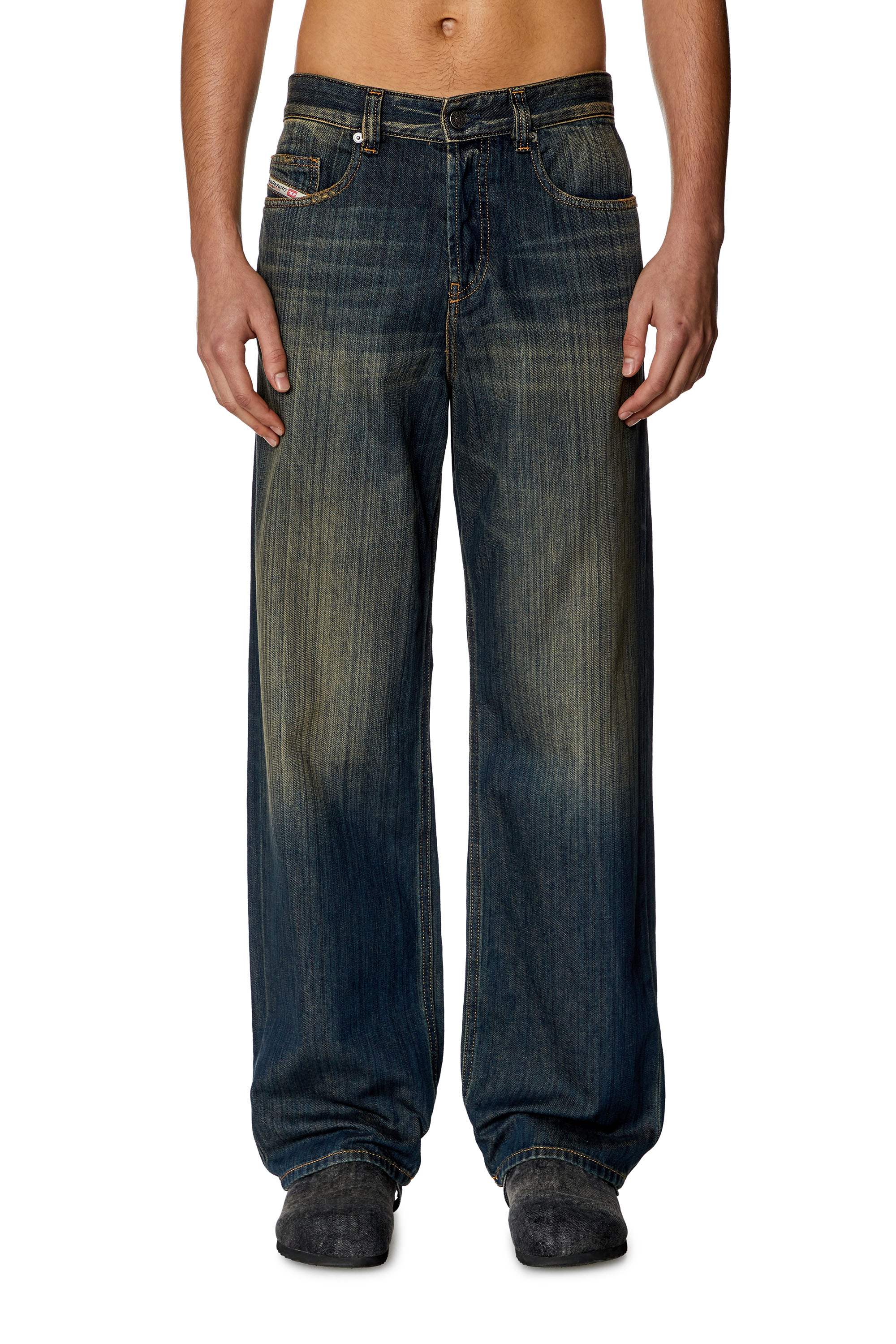 Diesel - Straight Jeans 2001 D-Macro 09I20, Dark Blue - Image 1