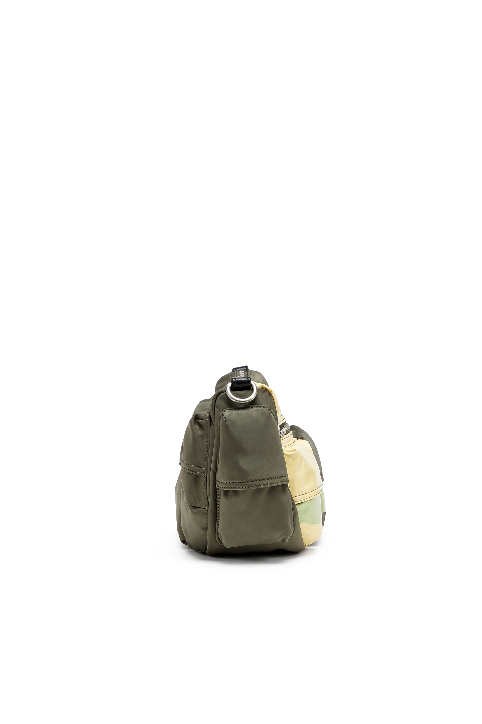 Diesel - MULTI-PKTS SHOULDER BAG X, Unisex's Multi-Pkts - Shoulder bag with color-block design in Green/Yellow - 4