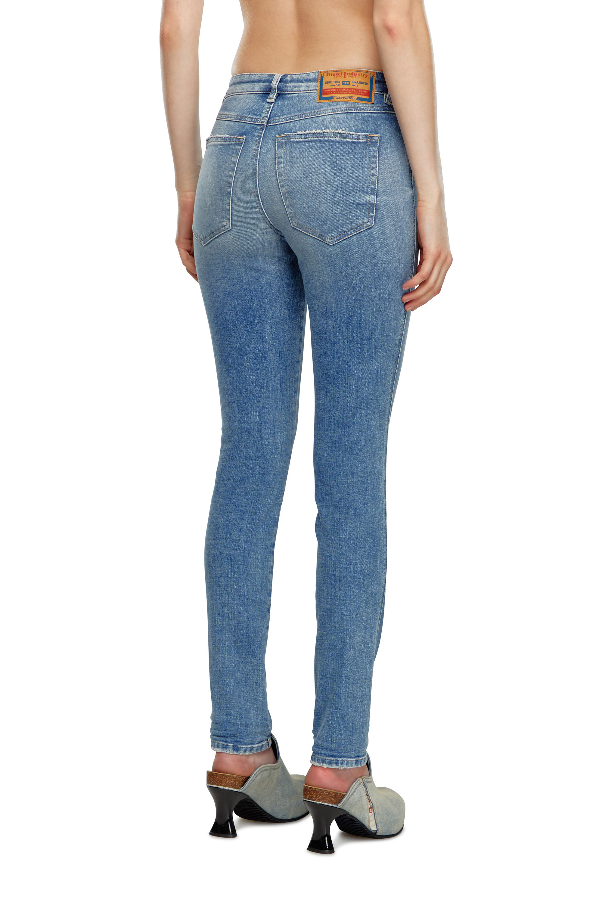 Diesel - Woman's Skinny Jeans 2015 Babhila 09J21, Light Blue - 4
