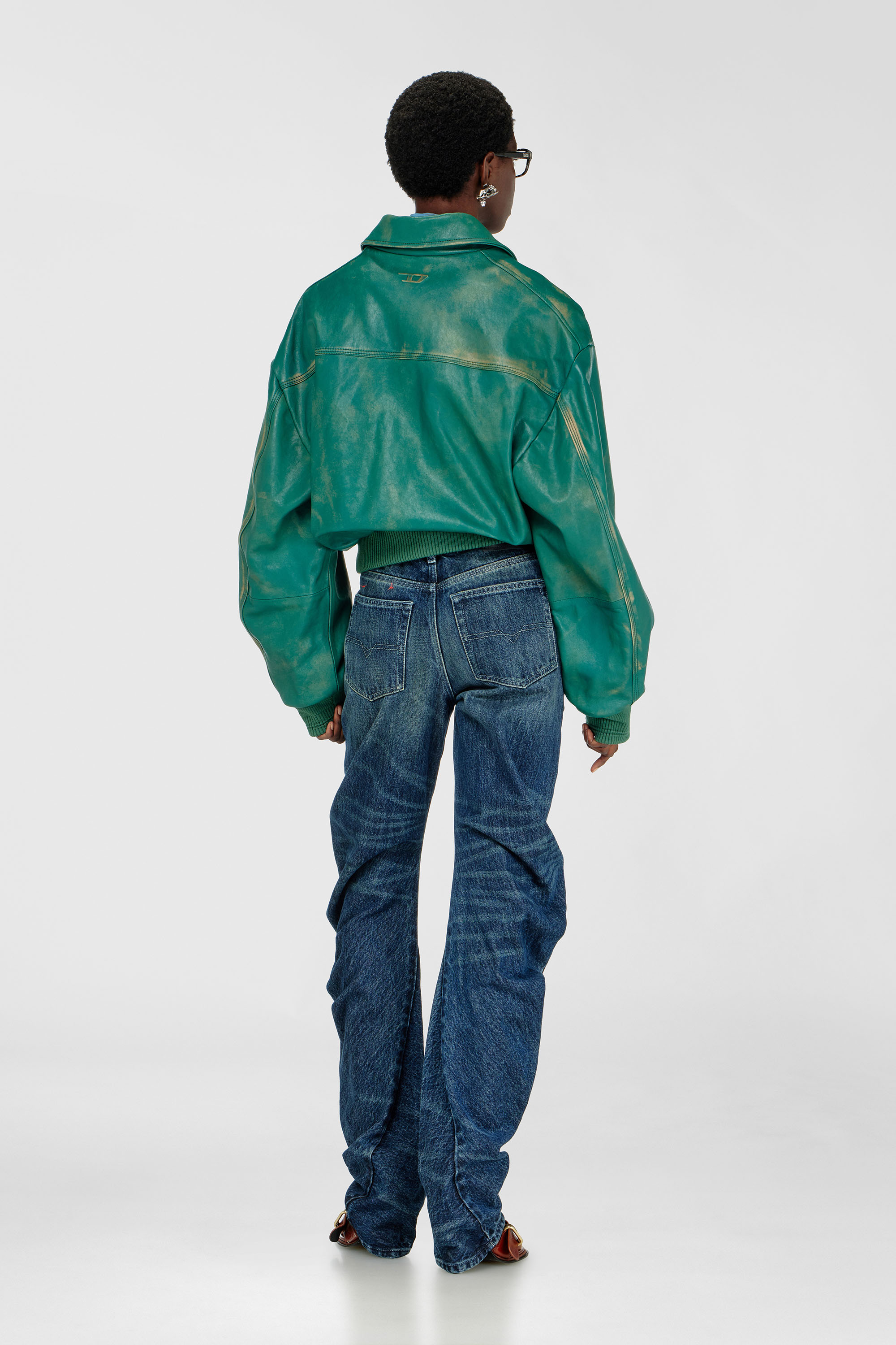 Diesel - Woman's Regular Jeans D-Twisty 007FZ, Dark Blue - 3