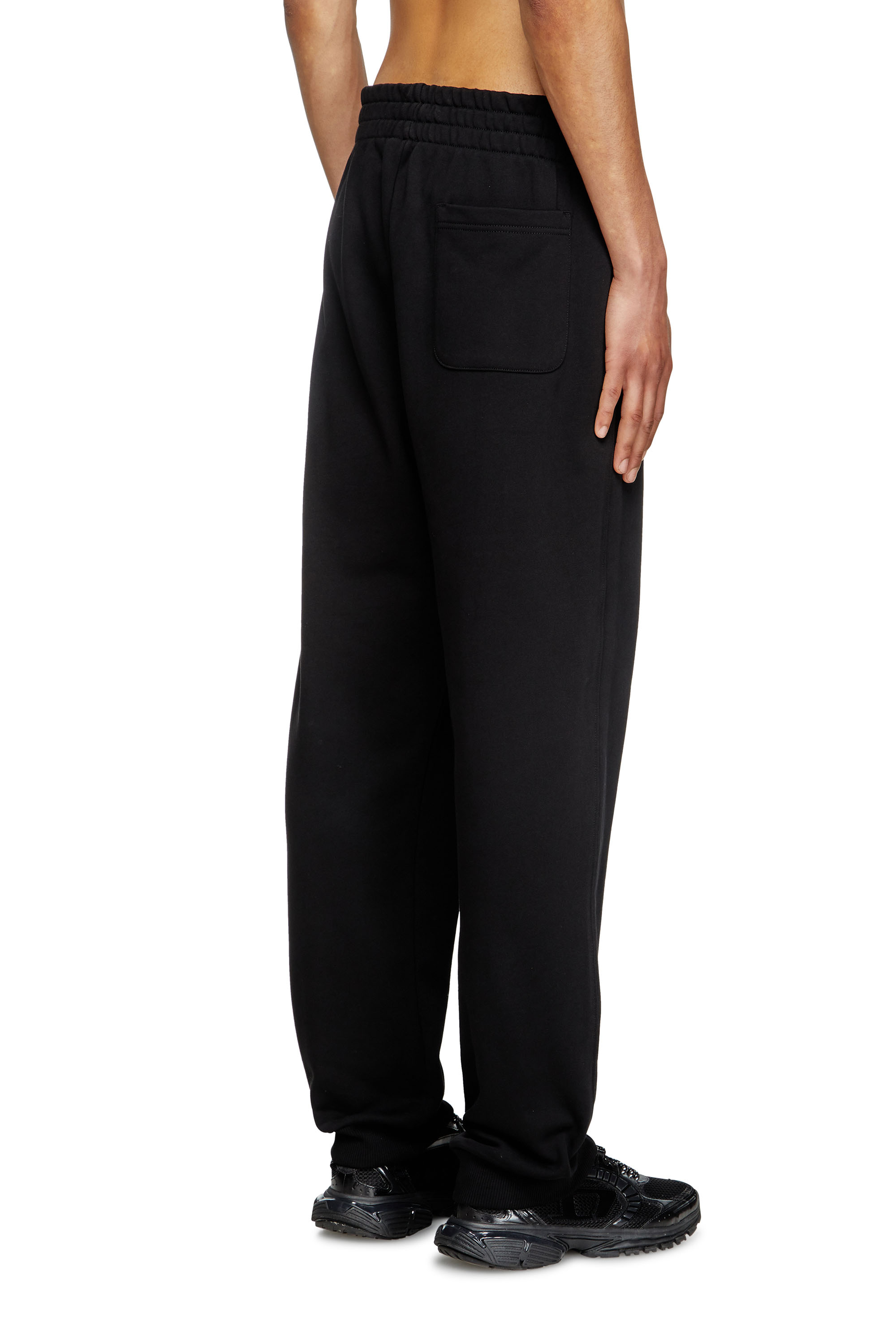 Diesel - P-MARKY-OD, Man's Sweatpants with metal-effect Oval D logo in Black - 4