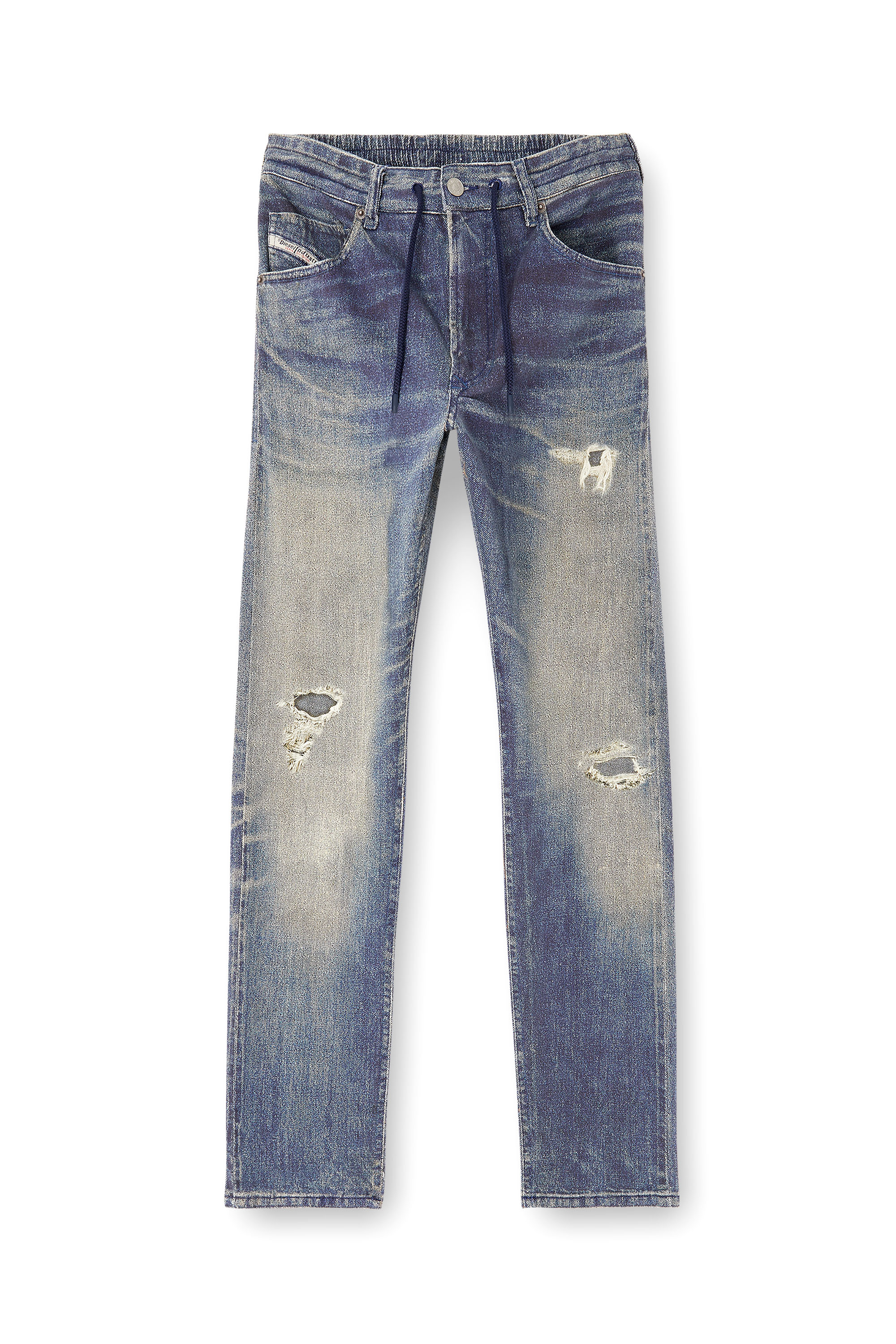Diesel - Man's Regular 2032 D-Krooley Joggjeans&reg; 068UT, Medium blue - 2