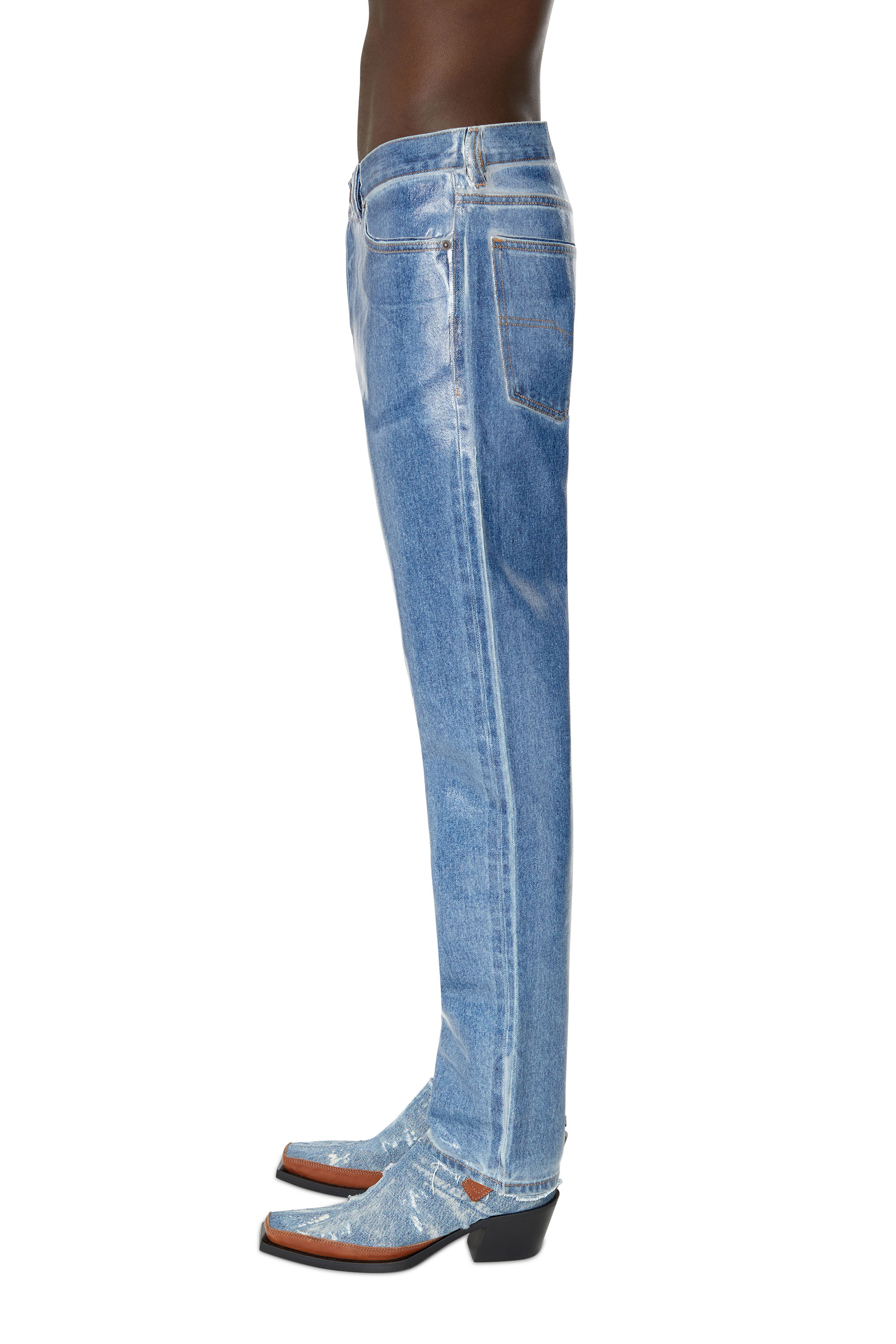 Diesel - 1995 D-Sark 007H7 Straight Jeans, Dark Blue - Image 4