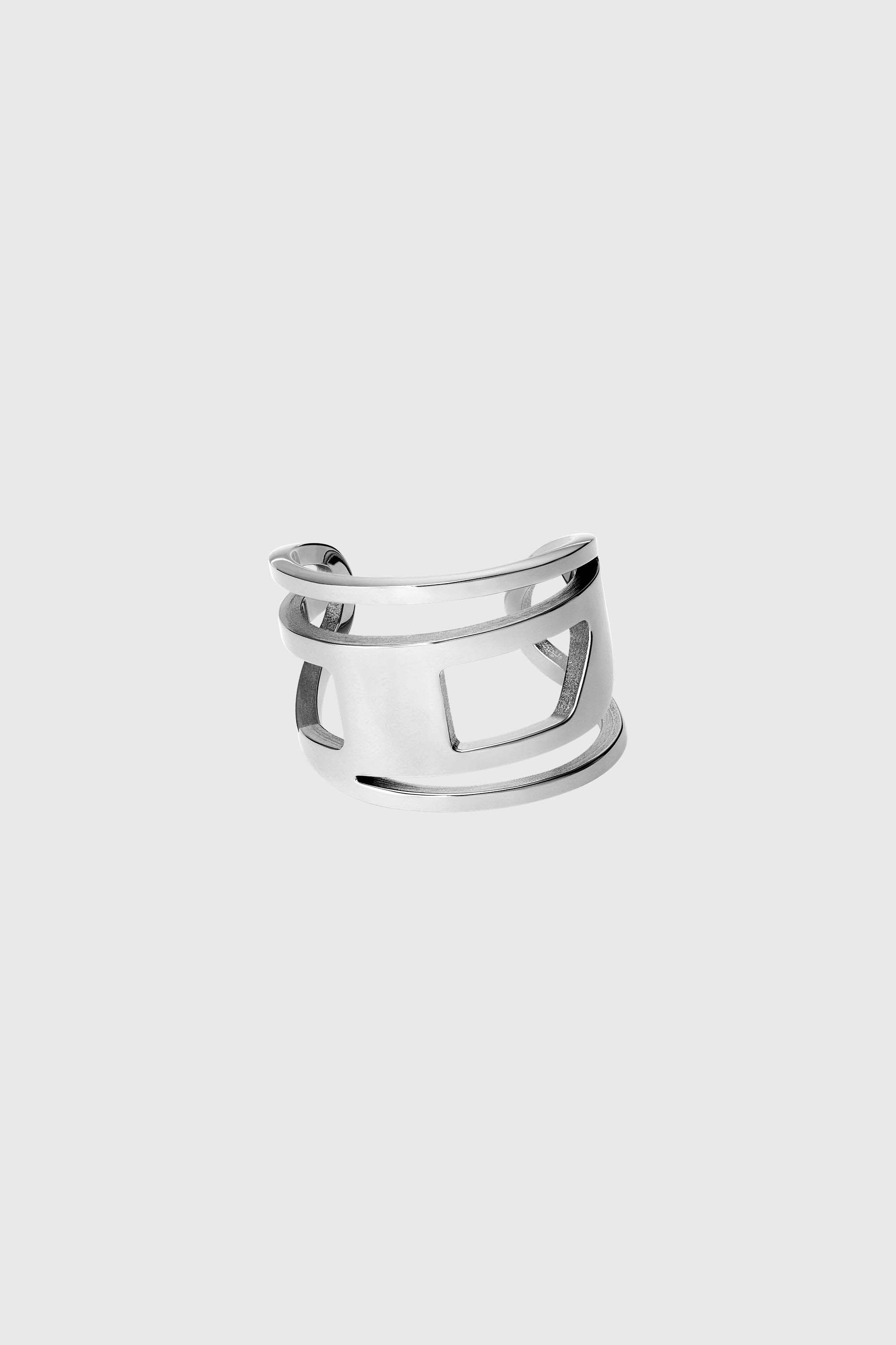 Diesel - DX1548040 JEWEL, Unisex's Stainless Steel Band Ring in Silver - 2