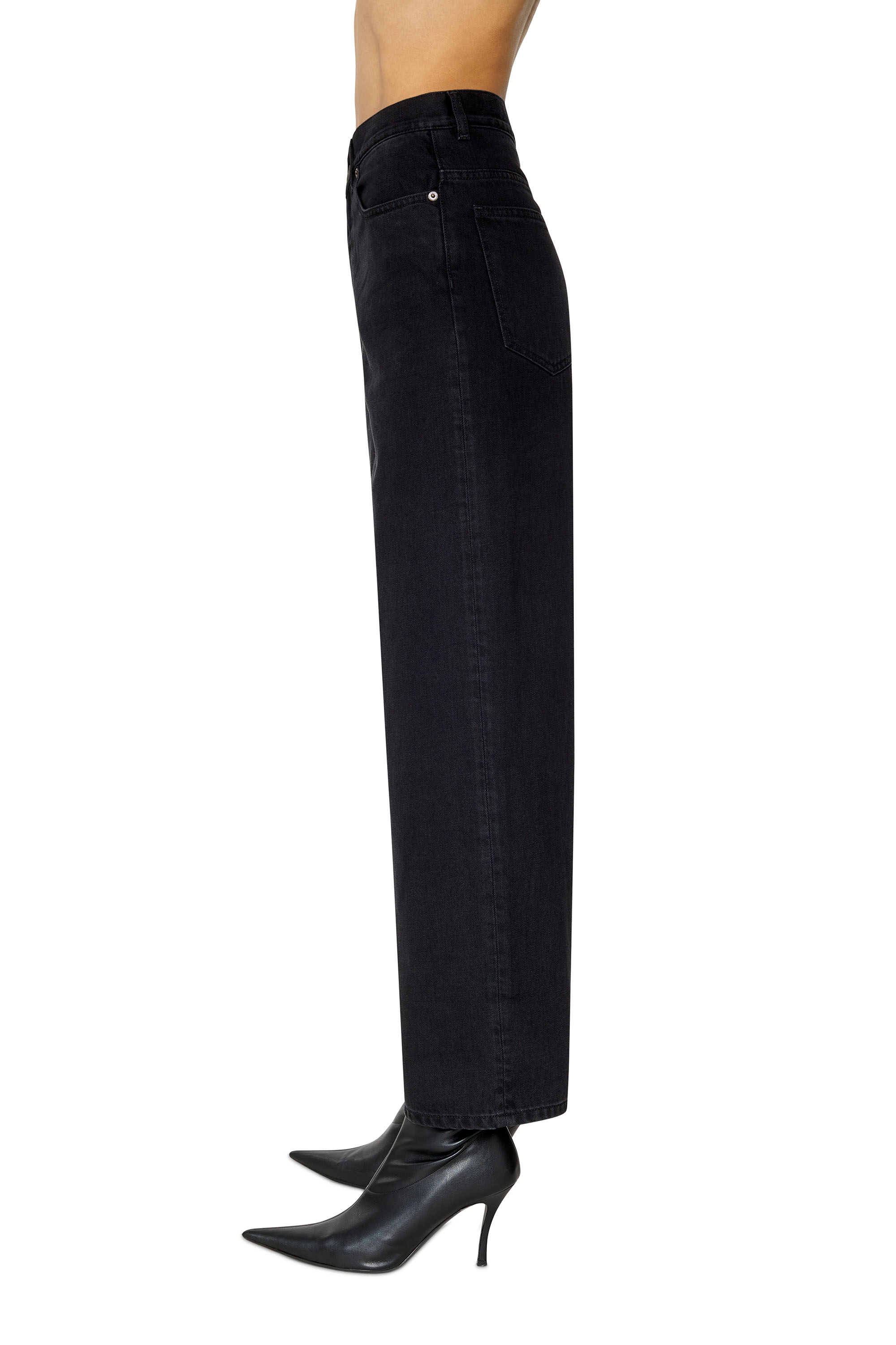 Diesel - Bootcut and Flare Jeans 2000 Widee Z09RL, Black/Dark grey - Image 4