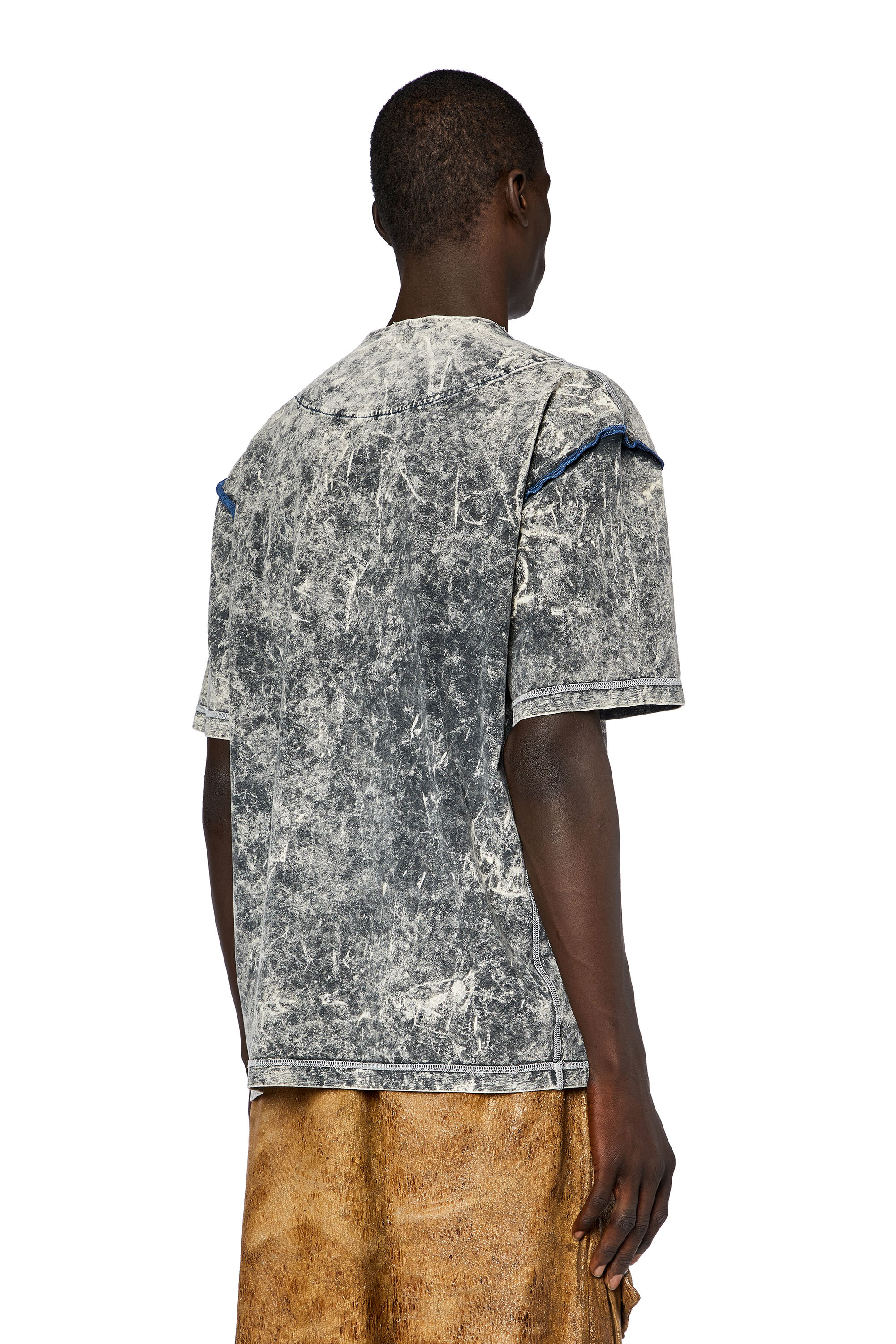 Diesel - T-WASHVOLKK, Black - Image 4