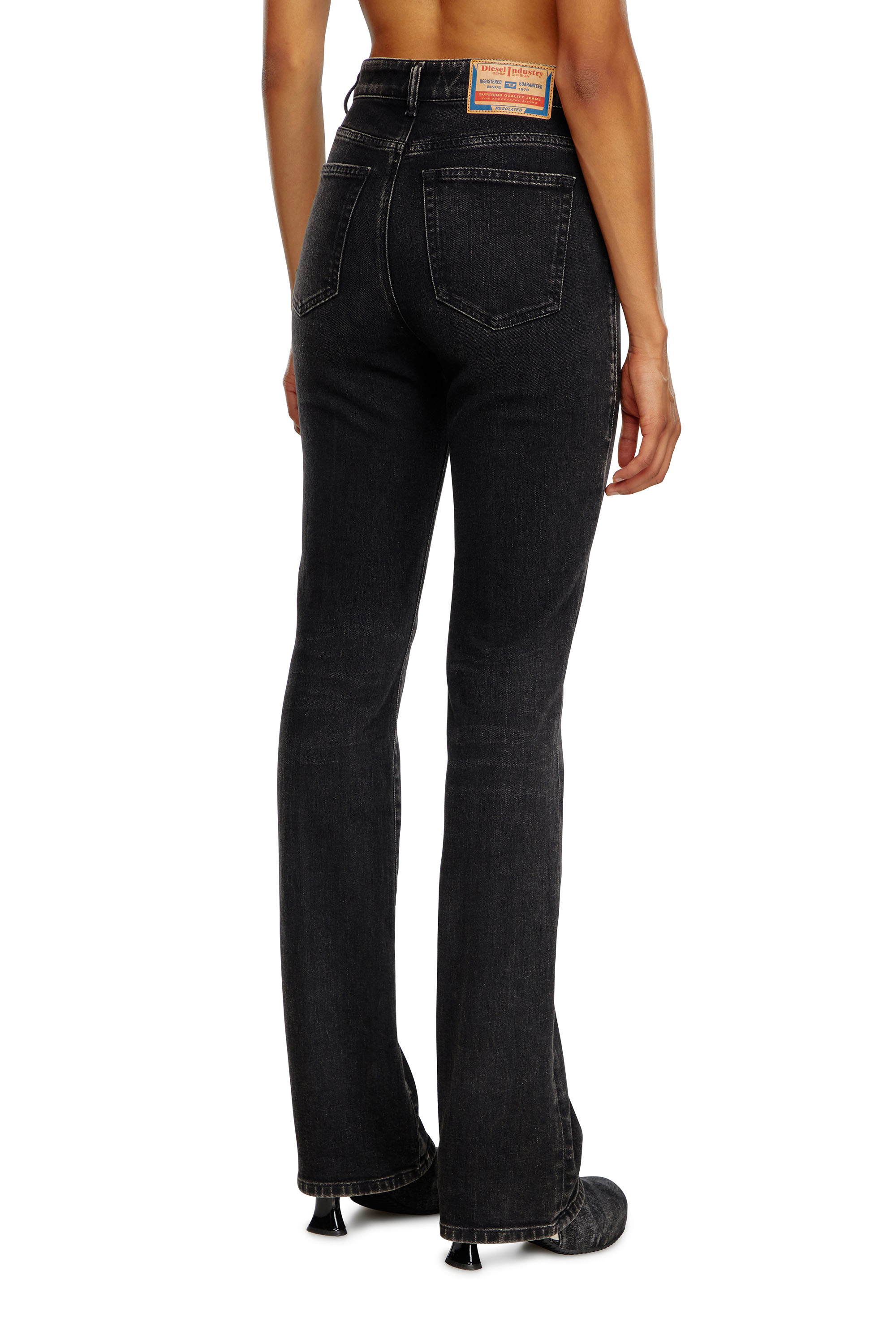 Diesel - Woman's Bootcut Jeans 2003 D-Escription 09I30, Black/Dark grey - 4