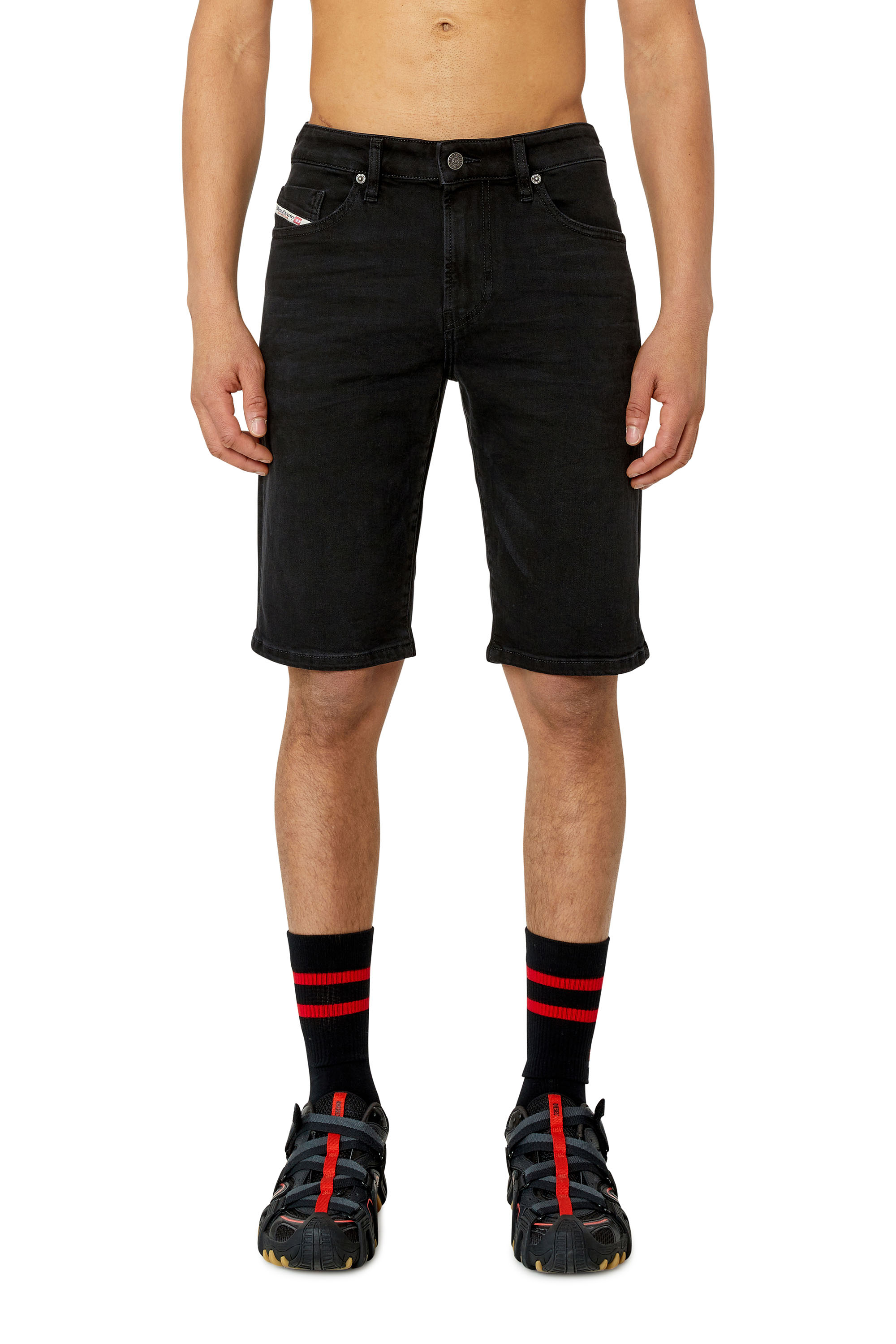 Diesel - SLIM-SHORT, Black/Dark grey - Image 1