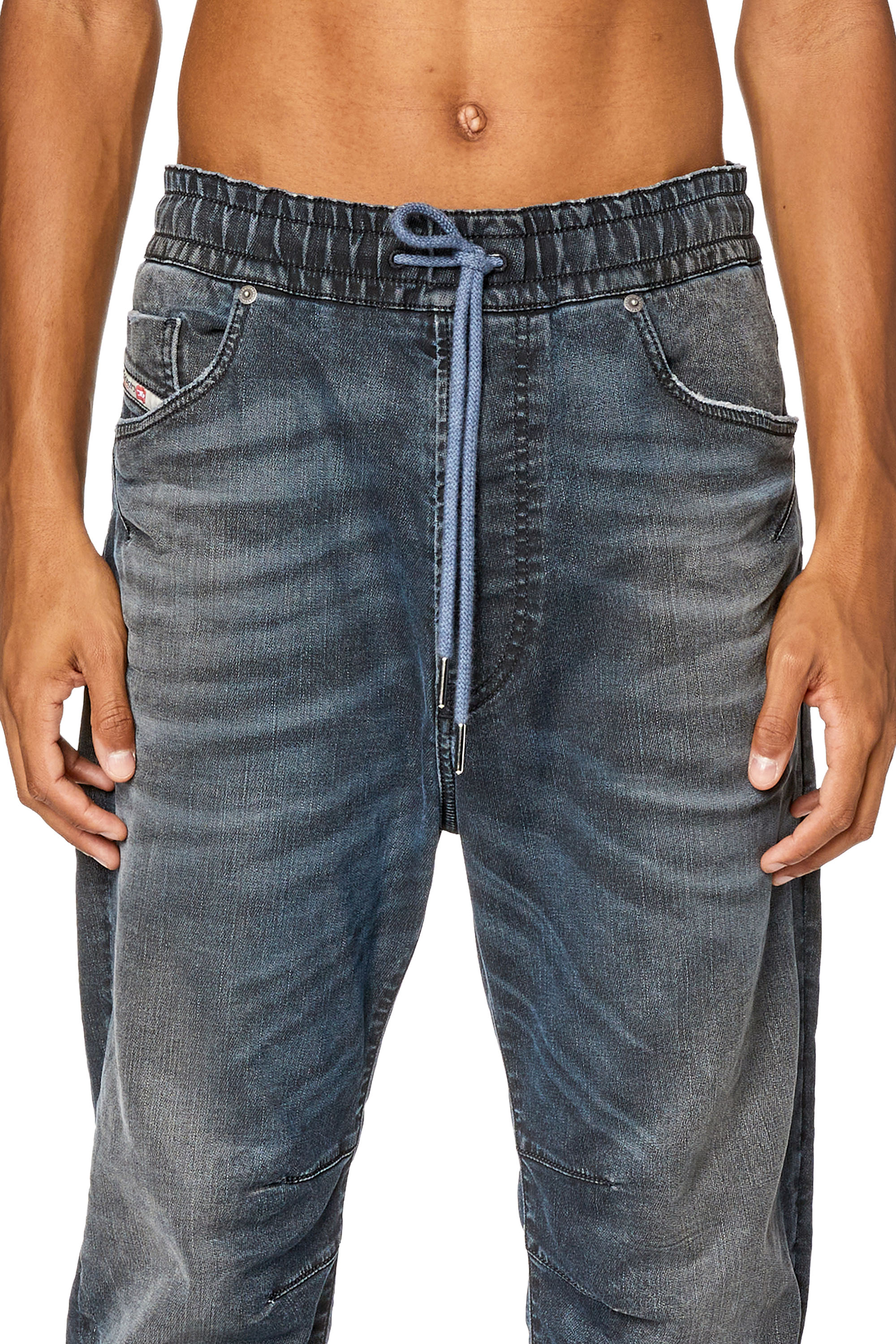 Diesel - Tapered D-Amage JoggJeans® 068EX, Dark Blue - Image 3